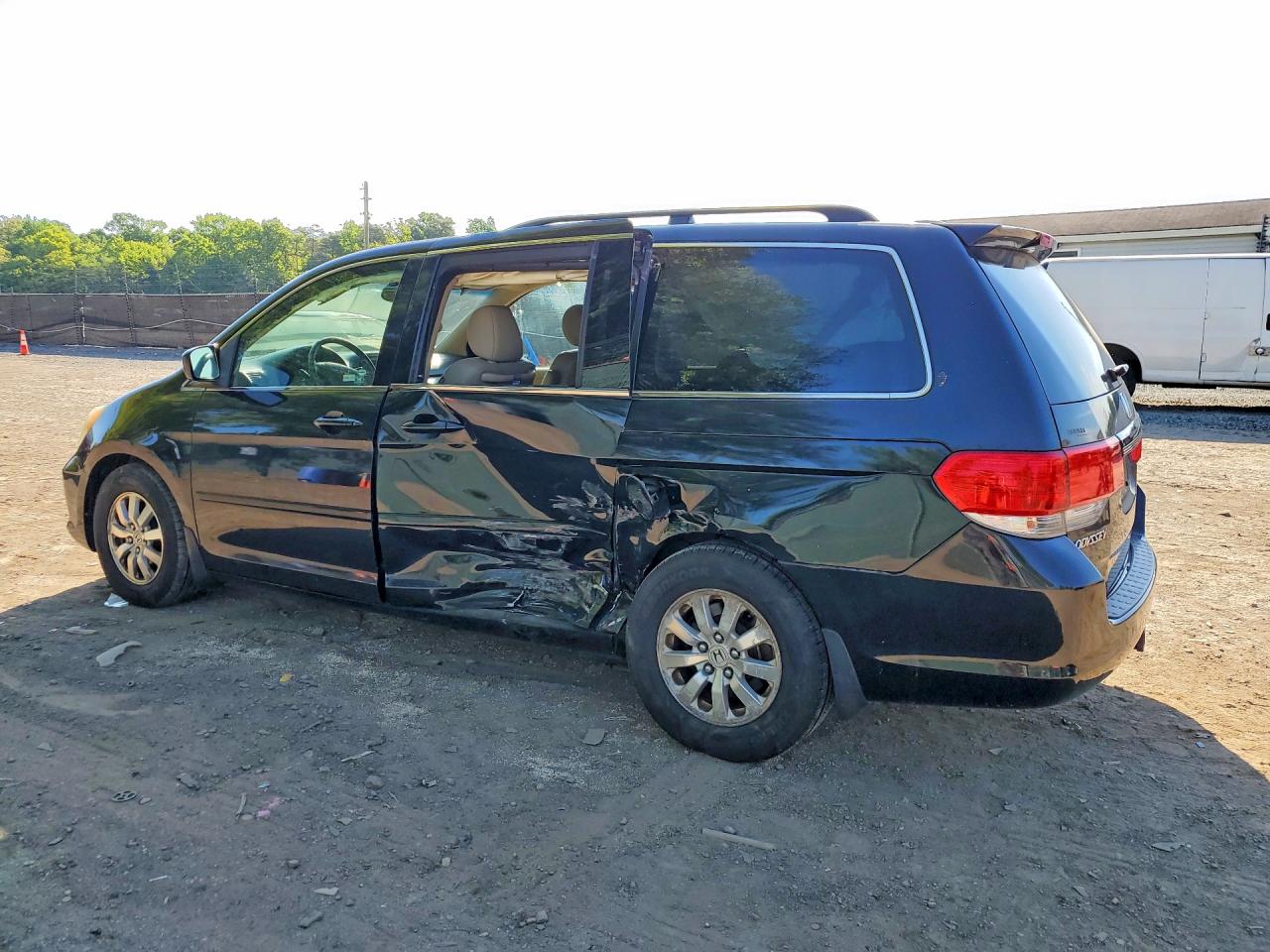 2009 Honda Odyssey Exl Black vin: 5FNRL38749B012488