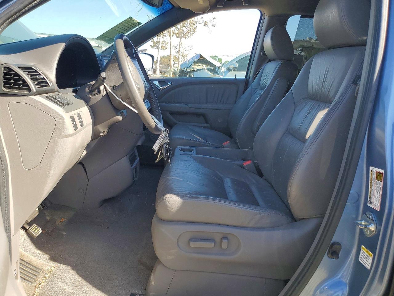 2009 Honda Odyssey Exl Blue vin: 5FNRL38749B023474