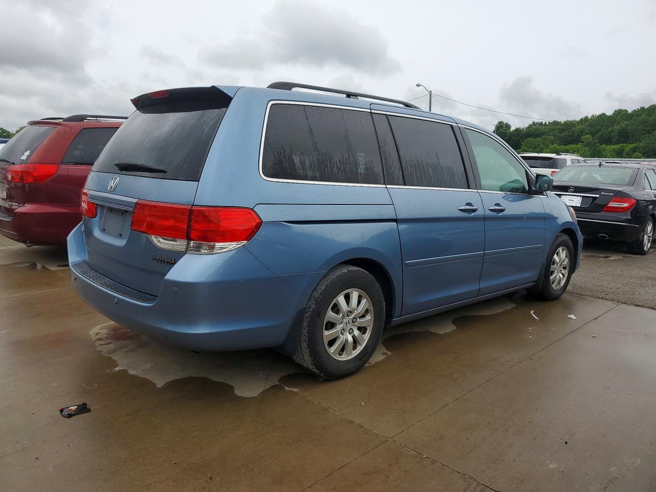 2009 Honda Odyssey Exl Синий vin: 5FNRL38749B049458