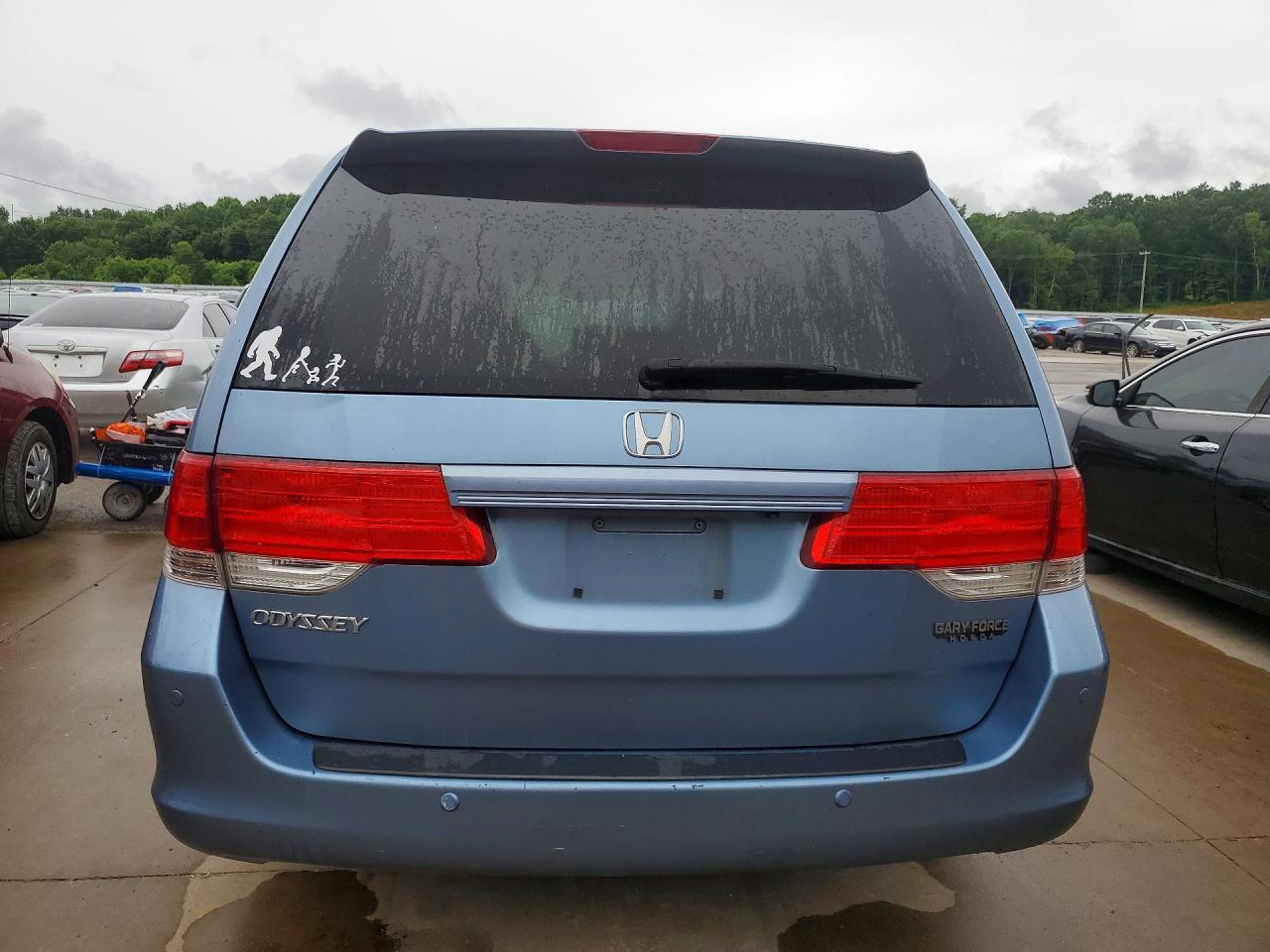 2009 Honda Odyssey Exl Синий vin: 5FNRL38749B049458