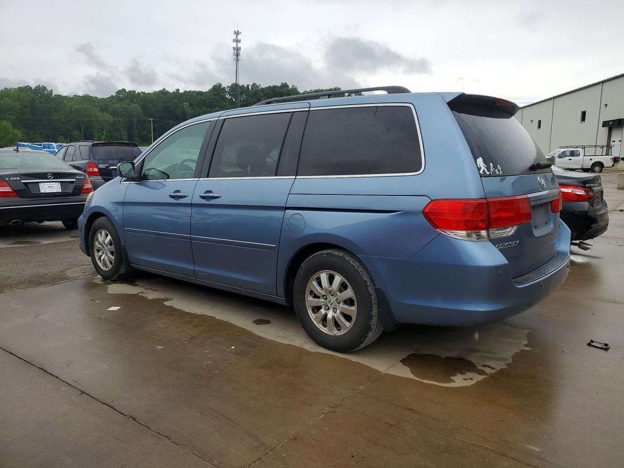 2009 Honda Odyssey Exl Синий vin: 5FNRL38749B049458
