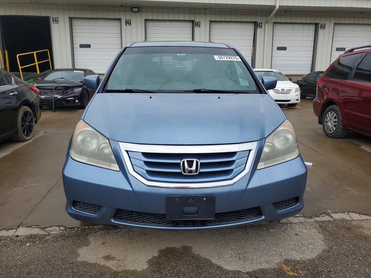 2009 Honda Odyssey Exl Синий vin: 5FNRL38749B049458