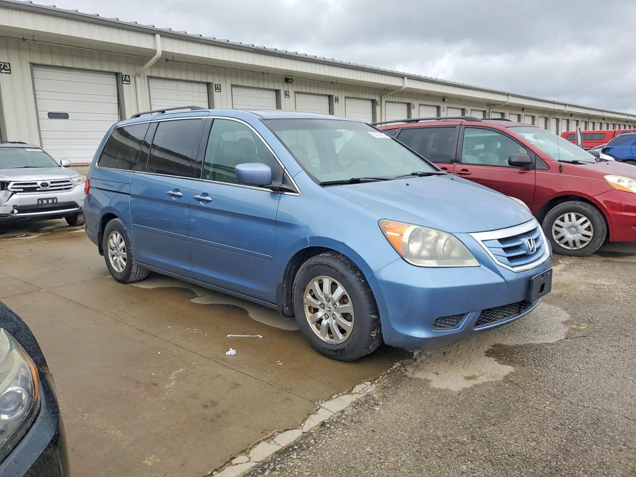 2009 Honda Odyssey Exl Синий vin: 5FNRL38749B049458