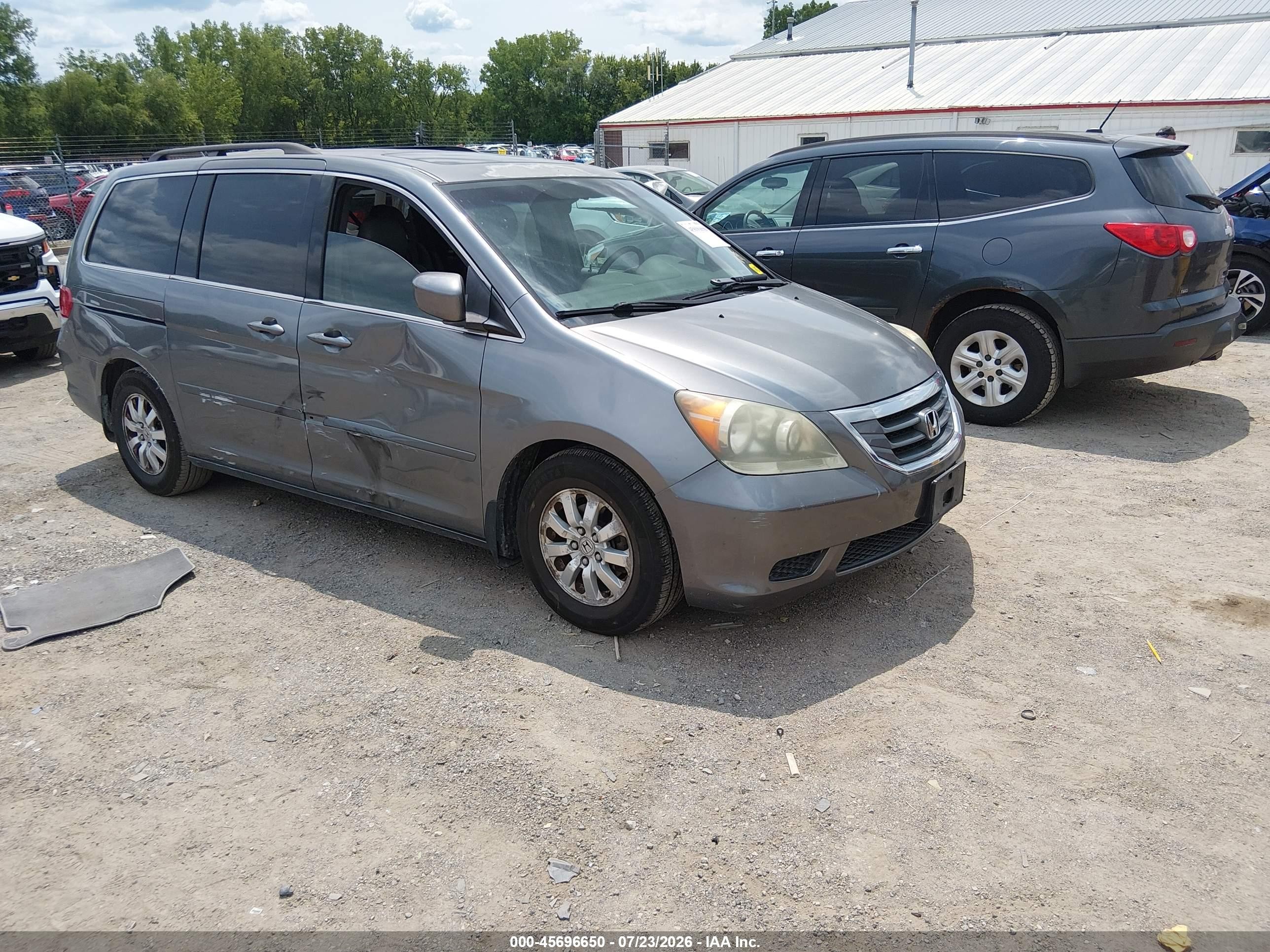 2009 Honda Odyssey Ex-l Gray vin: 5FNRL38749B412793