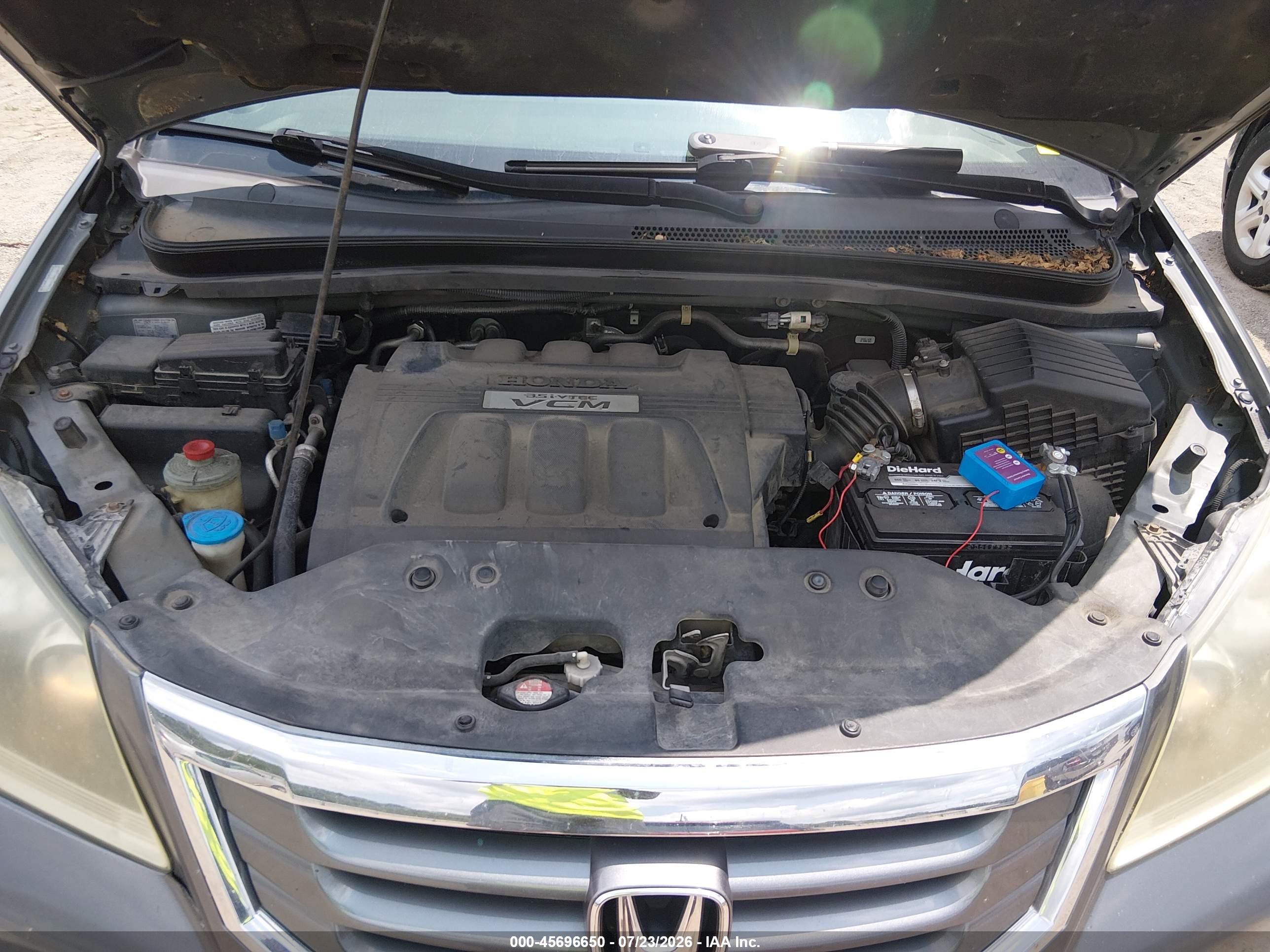 2009 Honda Odyssey Ex-l Gray vin: 5FNRL38749B412793