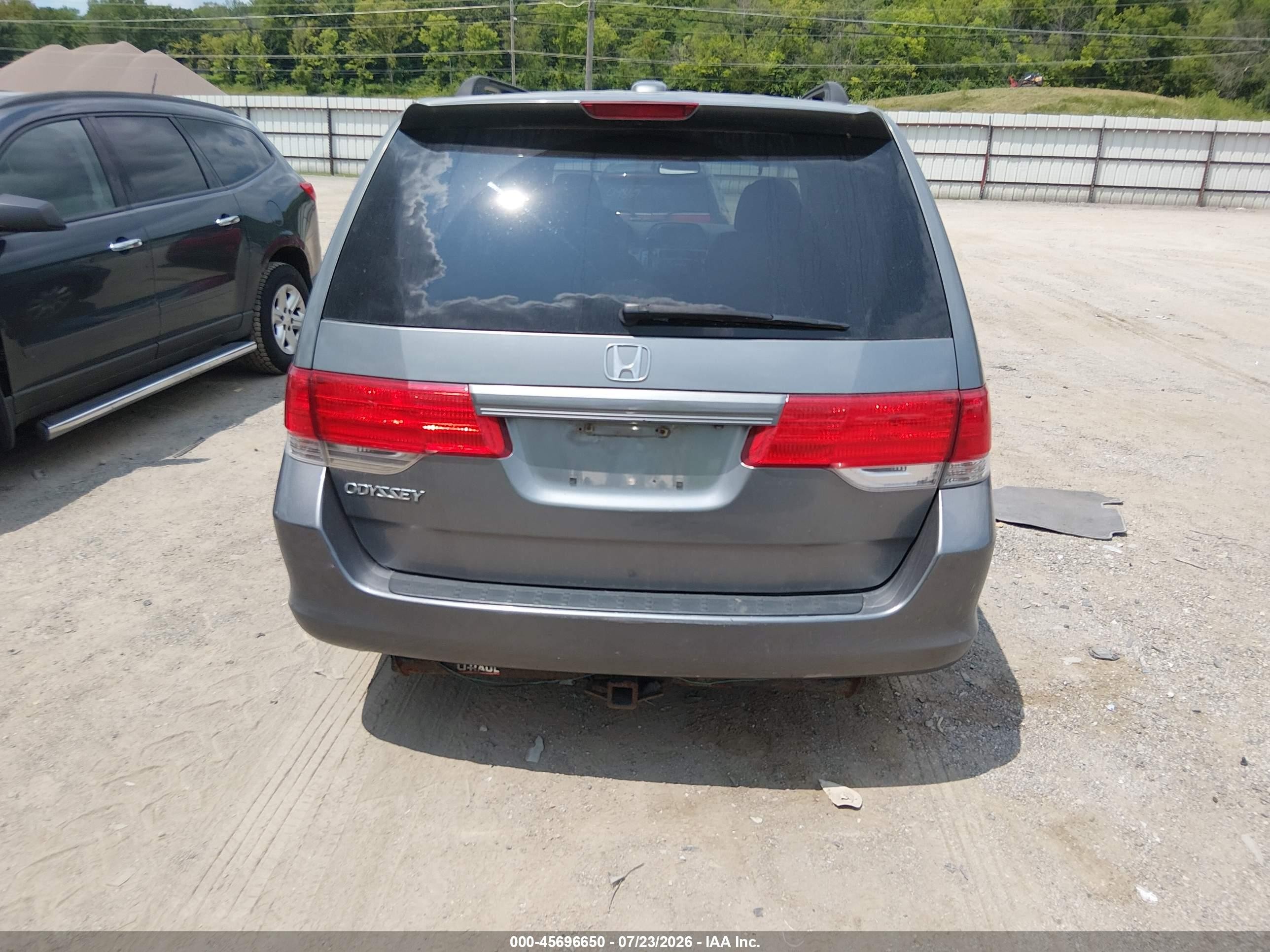 2009 Honda Odyssey Ex-l Gray vin: 5FNRL38749B412793