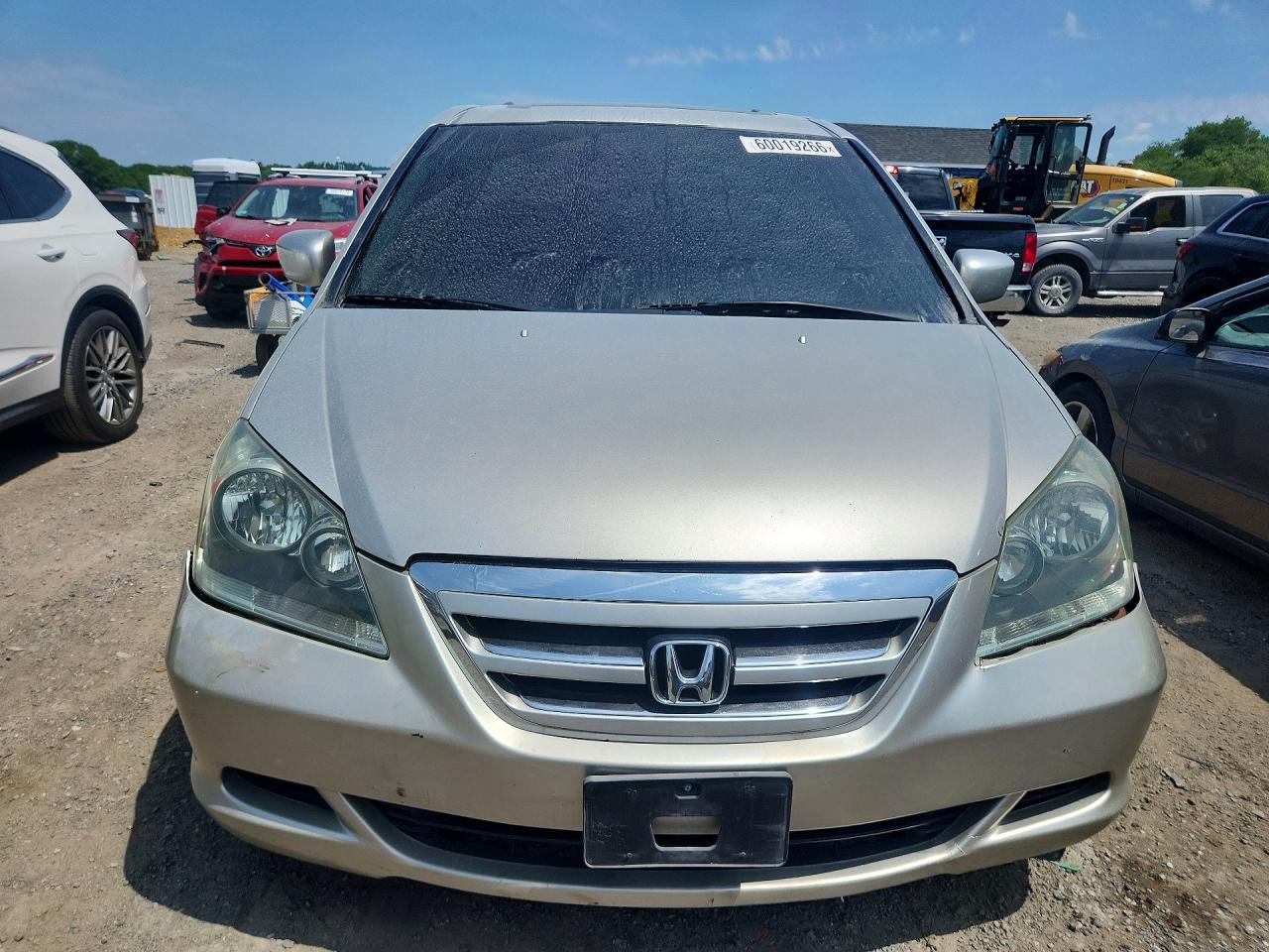 2005 Honda Odyssey Exl Silver vin: 5FNRL38755B058065