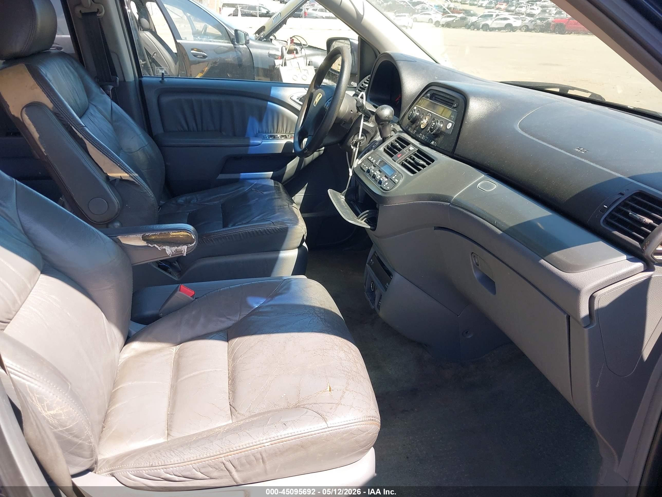 2005 Honda Odyssey Ex-l Blue vin: 5FNRL38755B095925