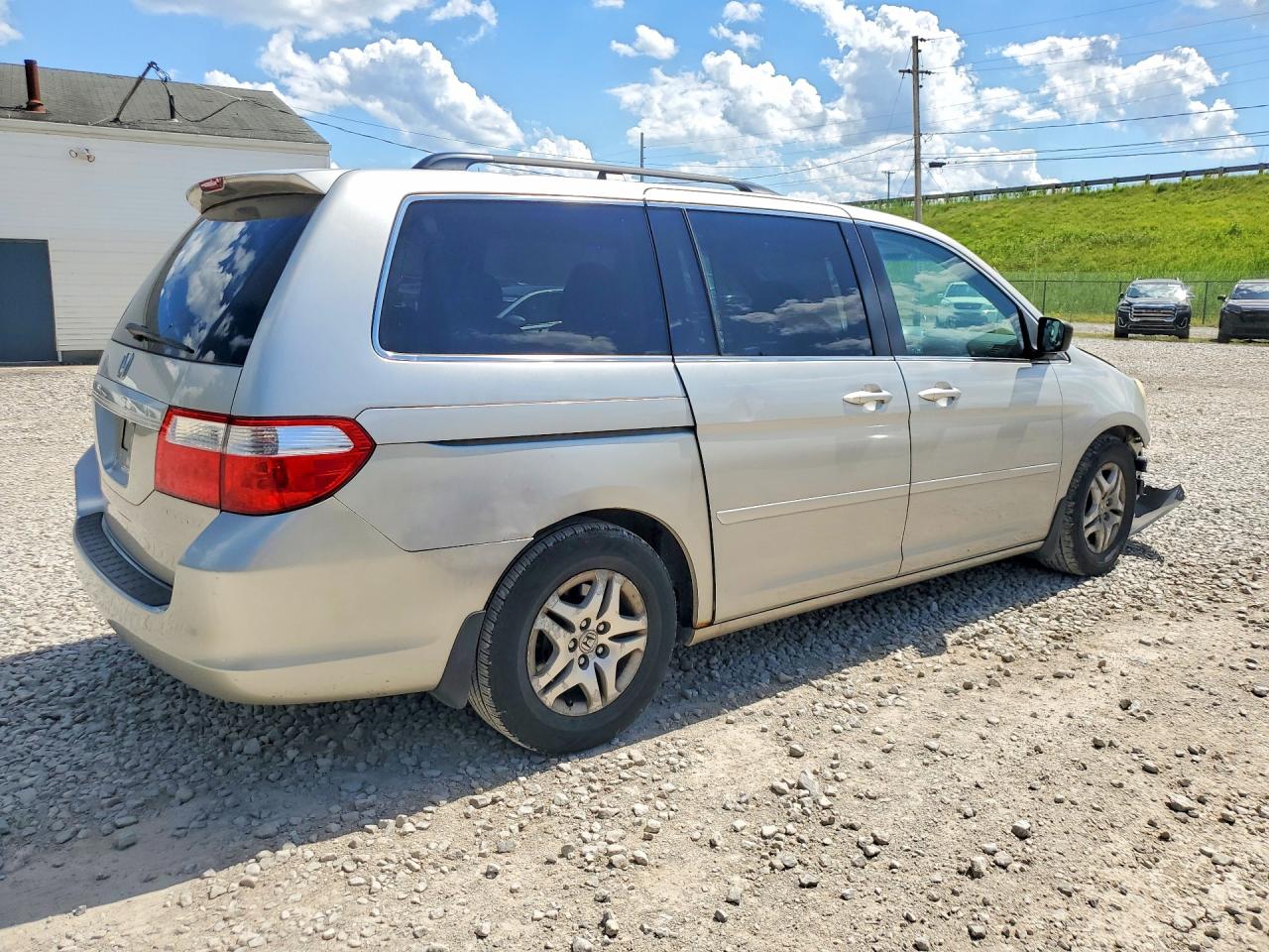 2005 Honda Odyssey Exl Silver vin: 5FNRL38755B121262