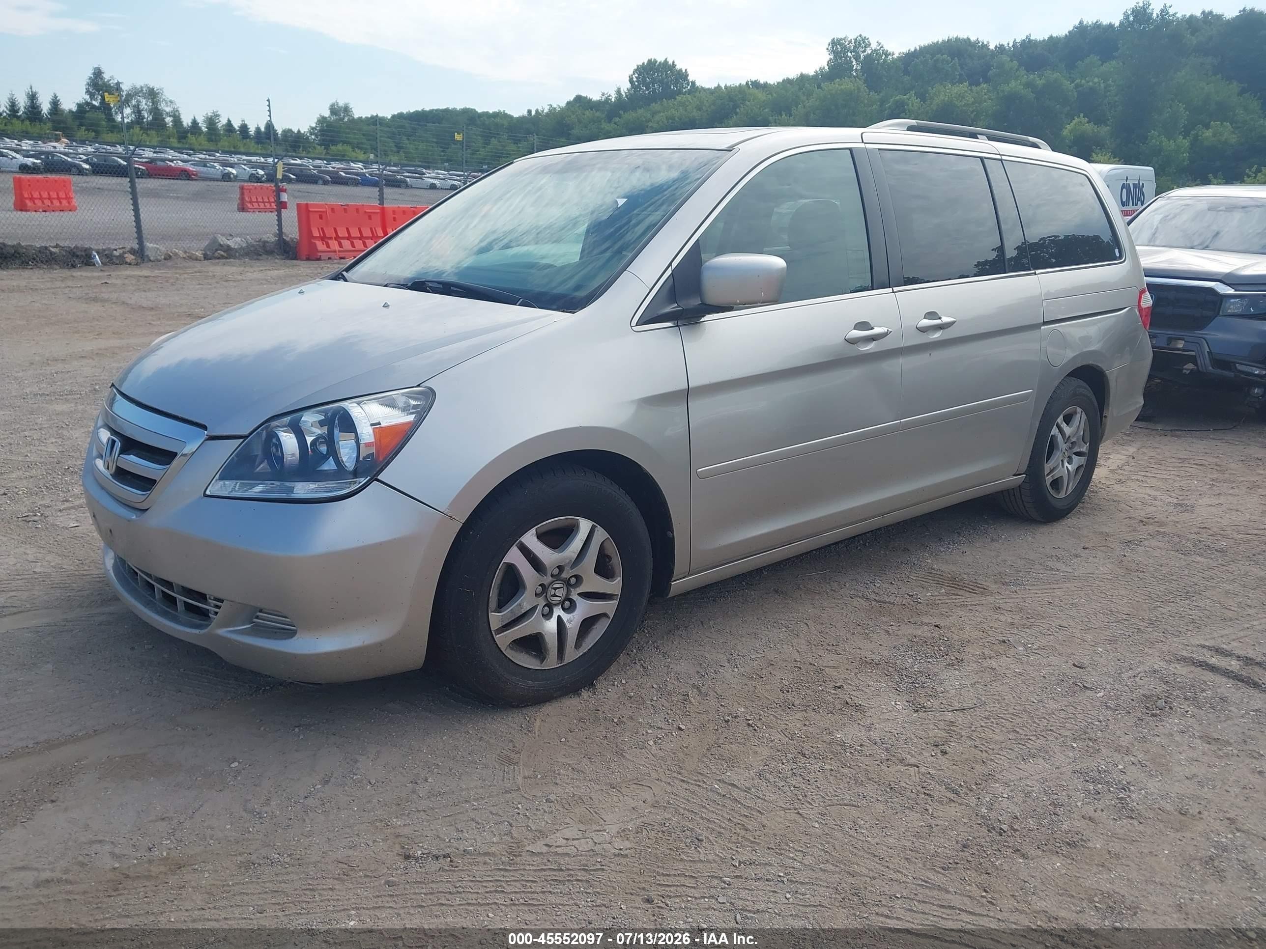 2006 Honda Odyssey Ex-l Silver vin: 5FNRL38756B026444