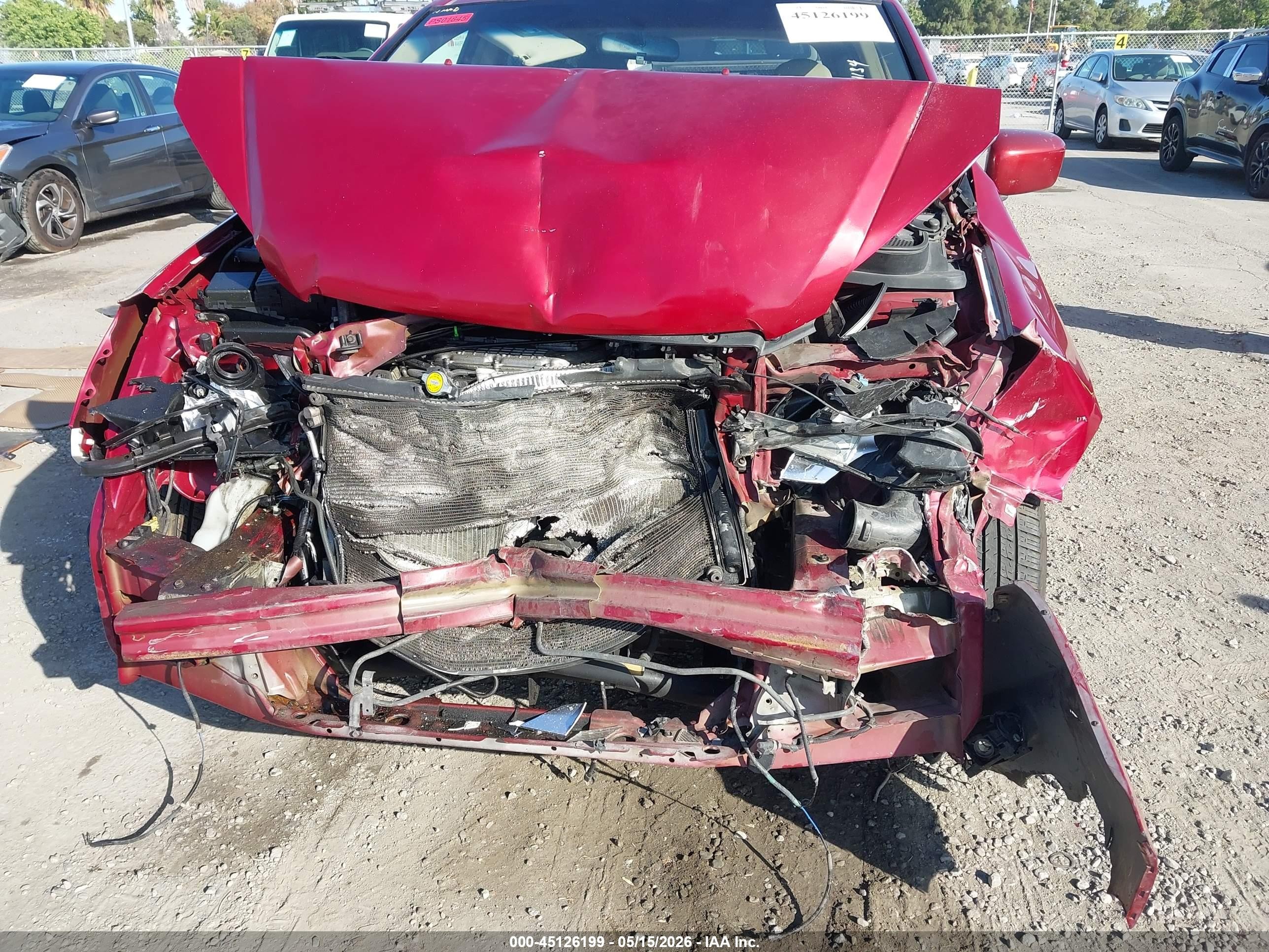 2006 Honda Odyssey Ex-l Red vin: 5FNRL38756B056849
