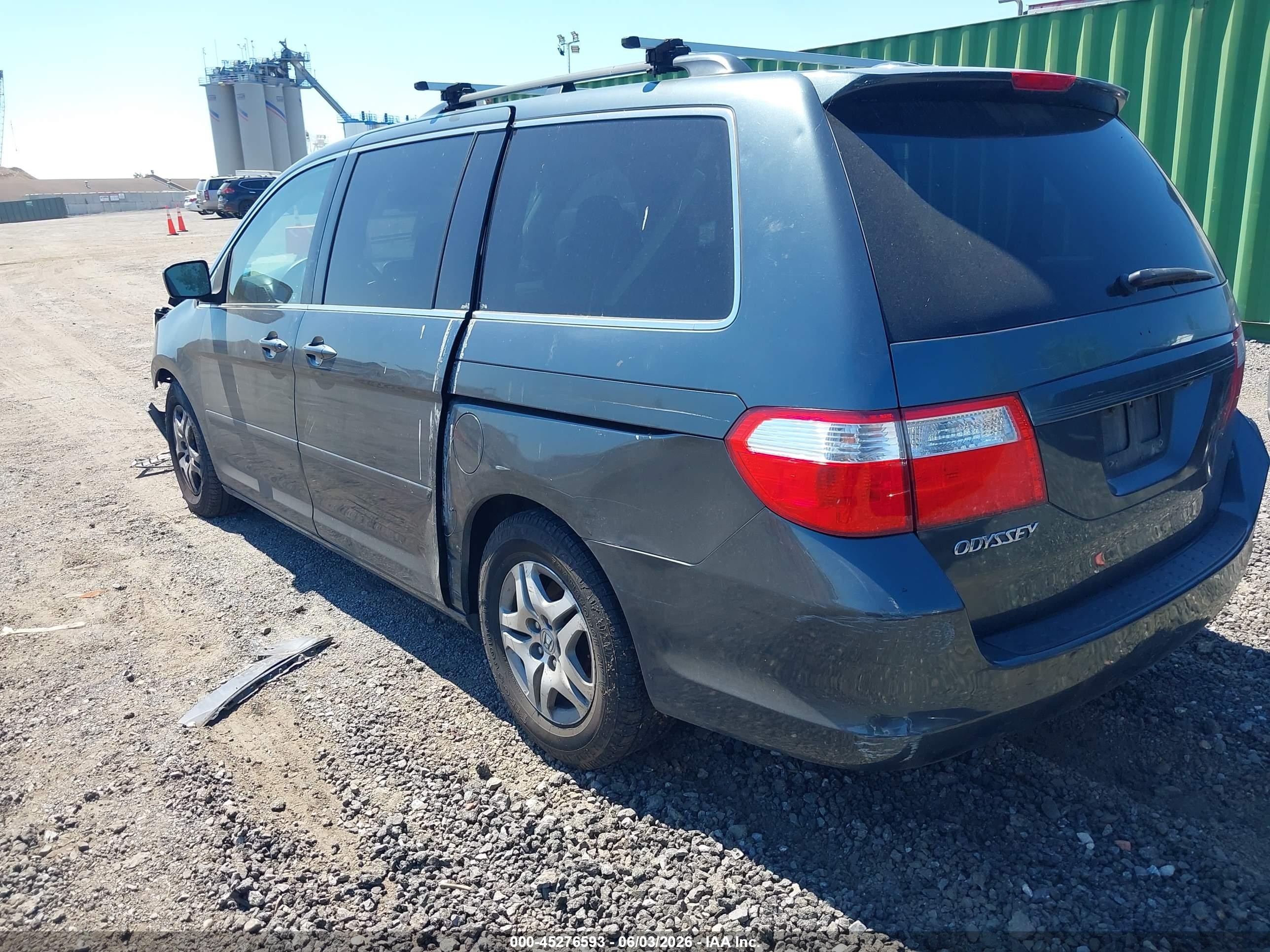 2006 Honda Odyssey Ex-l Gray vin: 5FNRL38756B439271