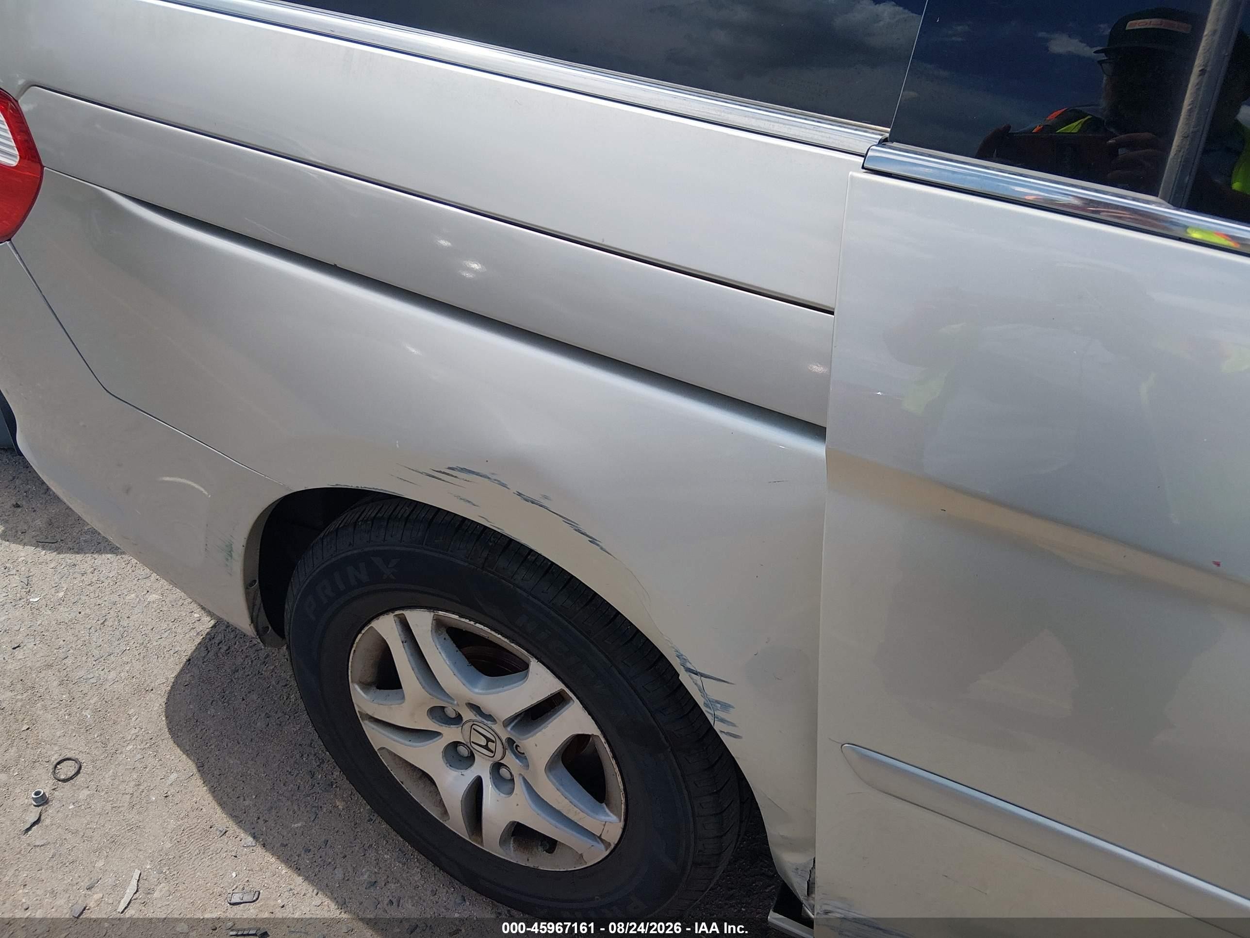 2006 Honda Odyssey Ex-l Серебряный vin: 5FNRL38756B439609
