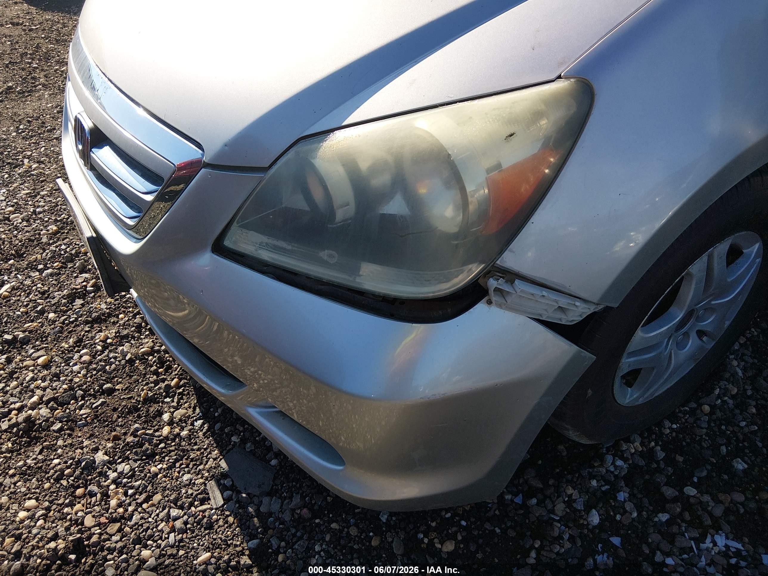 2006 Honda Odyssey Ex-l Gray vin: 5FNRL38756B455373