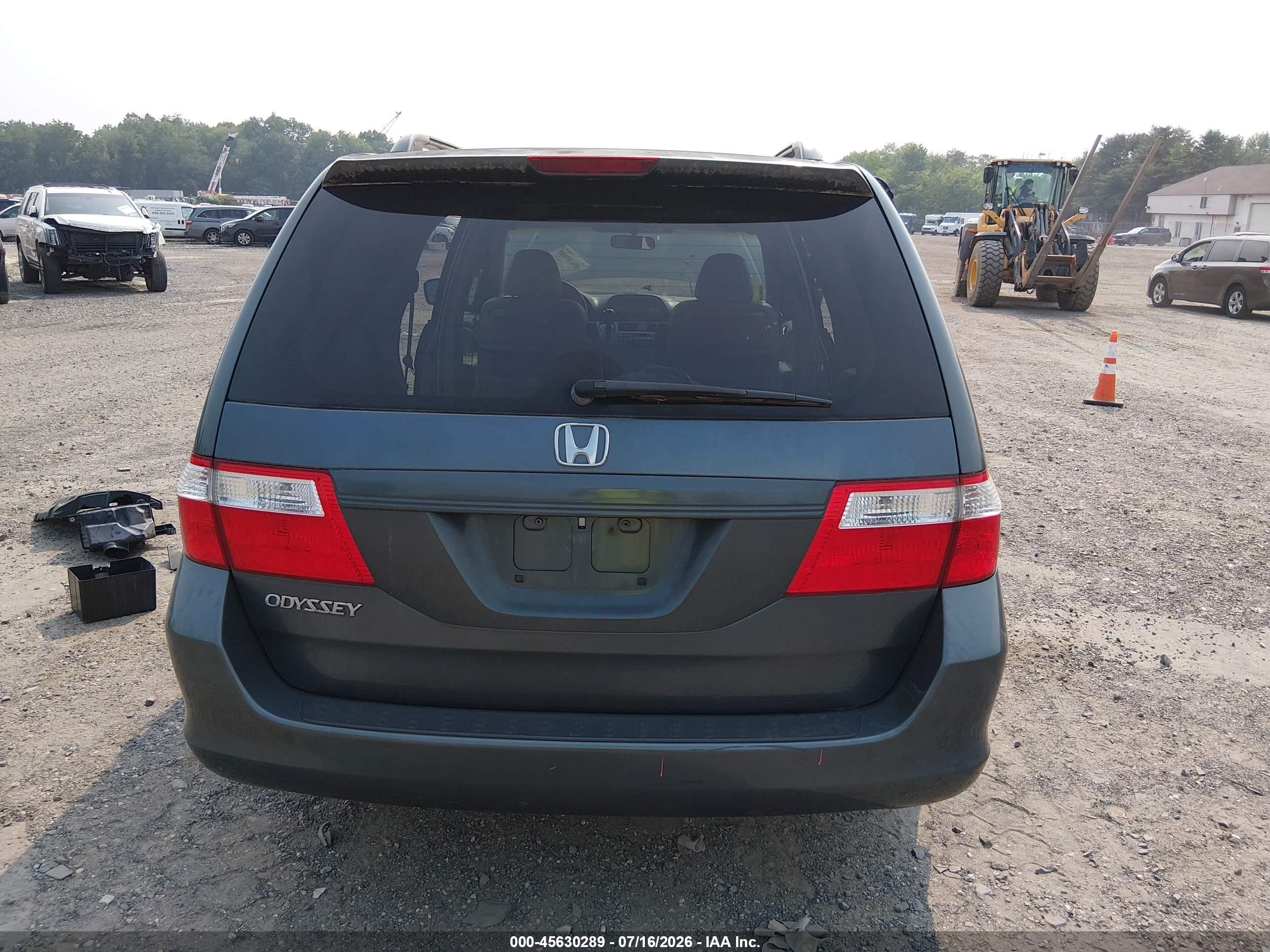 2006 Honda Odyssey Ex-l Green vin: 5FNRL38756B460217