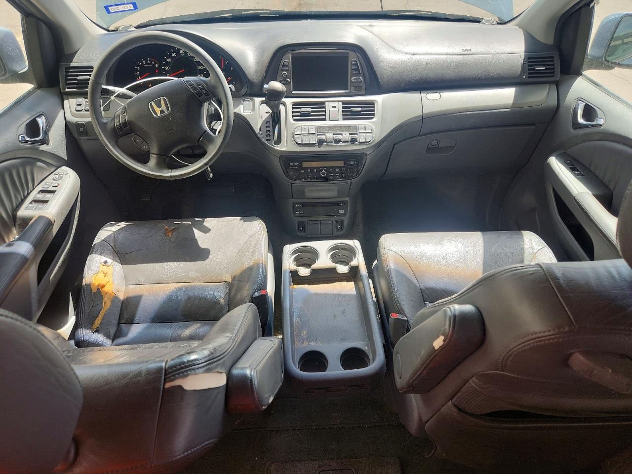 2007 Honda Odyssey Exl Blue vin: 5FNRL38757B042225