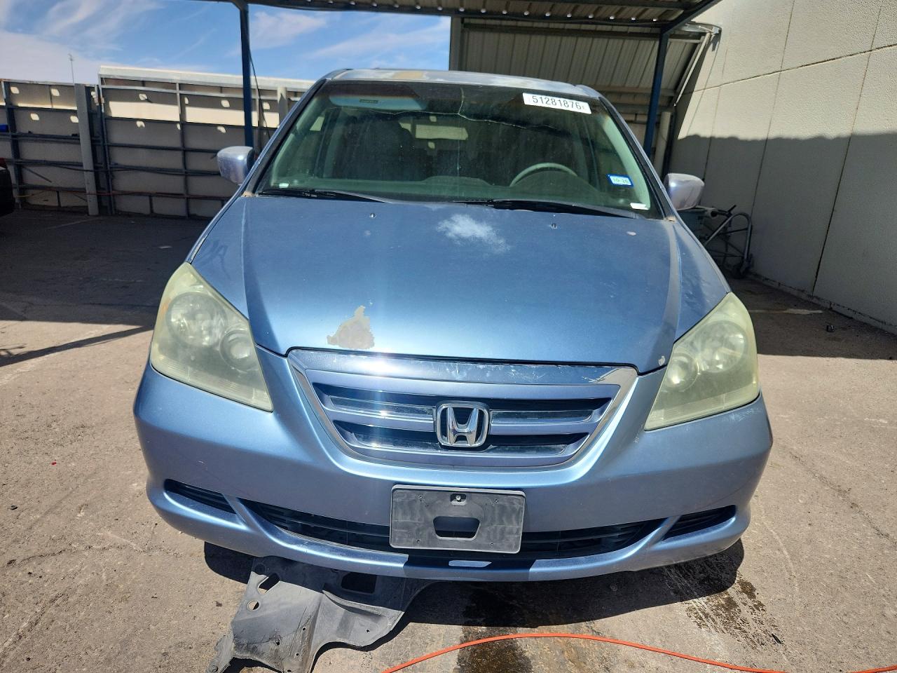 2007 Honda Odyssey Exl Blue vin: 5FNRL38757B042225