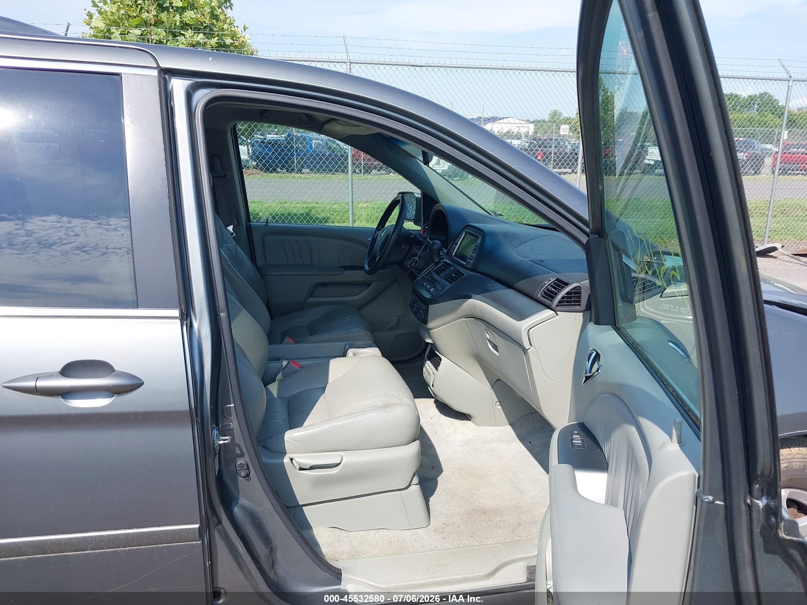 2007 Honda Odyssey Ex-l Gray vin: 5FNRL38757B058019
