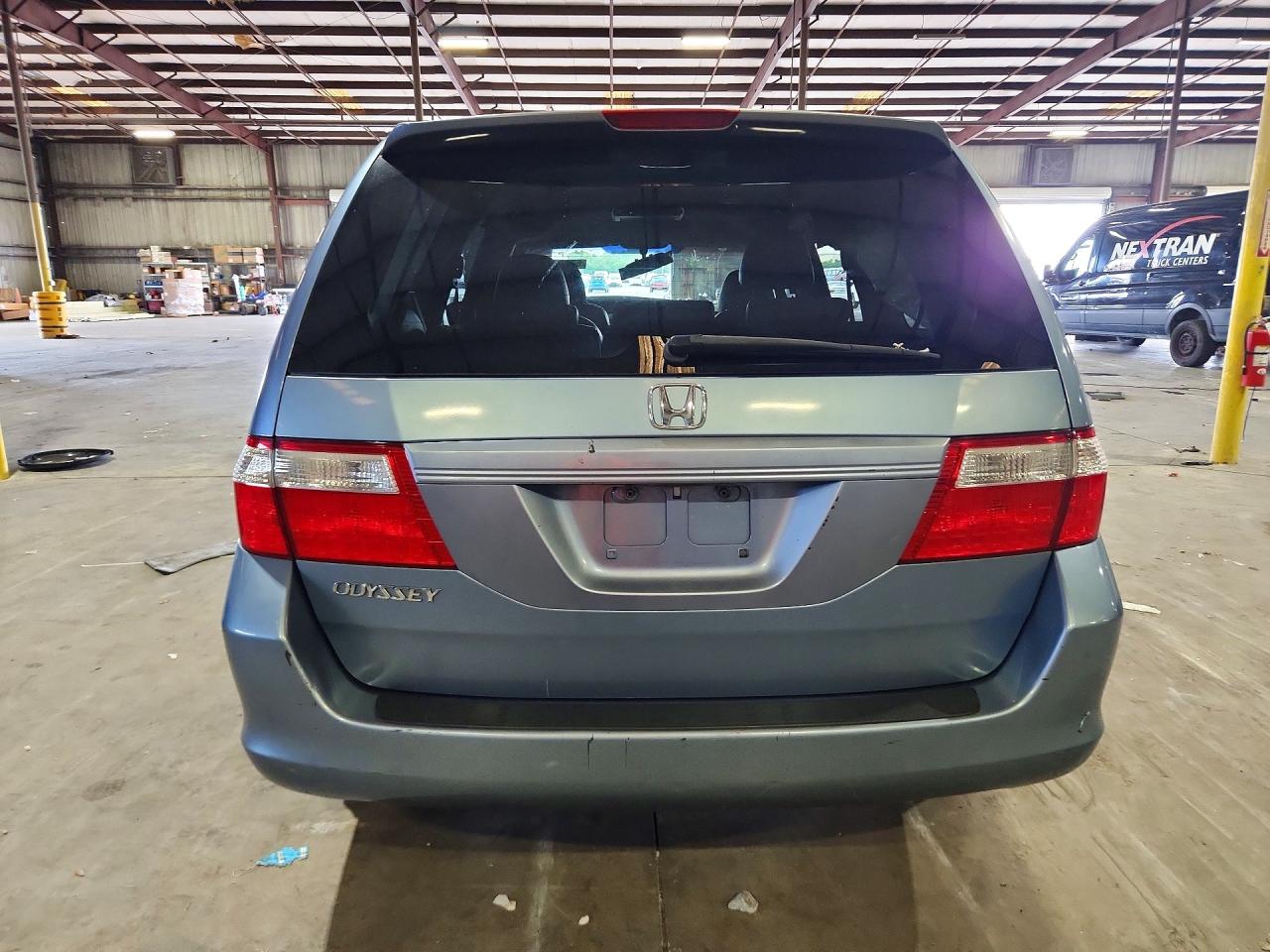 2007 Honda Odyssey Exl Blue vin: 5FNRL38757B099234