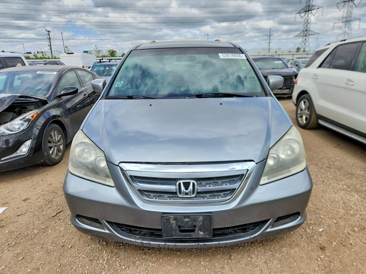 2007 Honda Odyssey Exl Silver vin: 5FNRL38757B103749