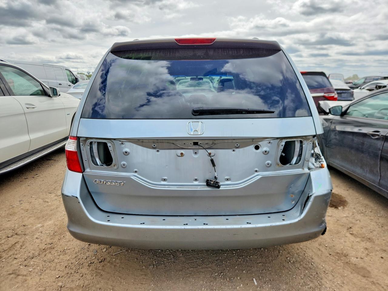 2007 Honda Odyssey Exl Silver vin: 5FNRL38757B103749