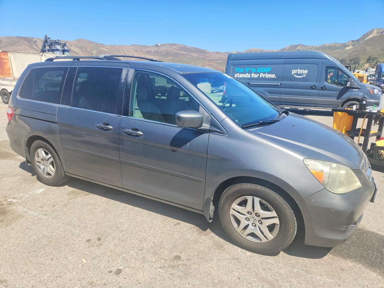 2007 Honda Odyssey Exl Серый vin: 5FNRL38757B144706