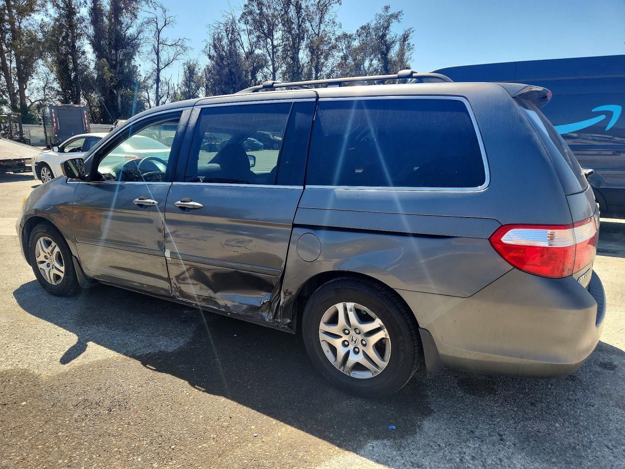 2007 Honda Odyssey Exl Серый vin: 5FNRL38757B144706