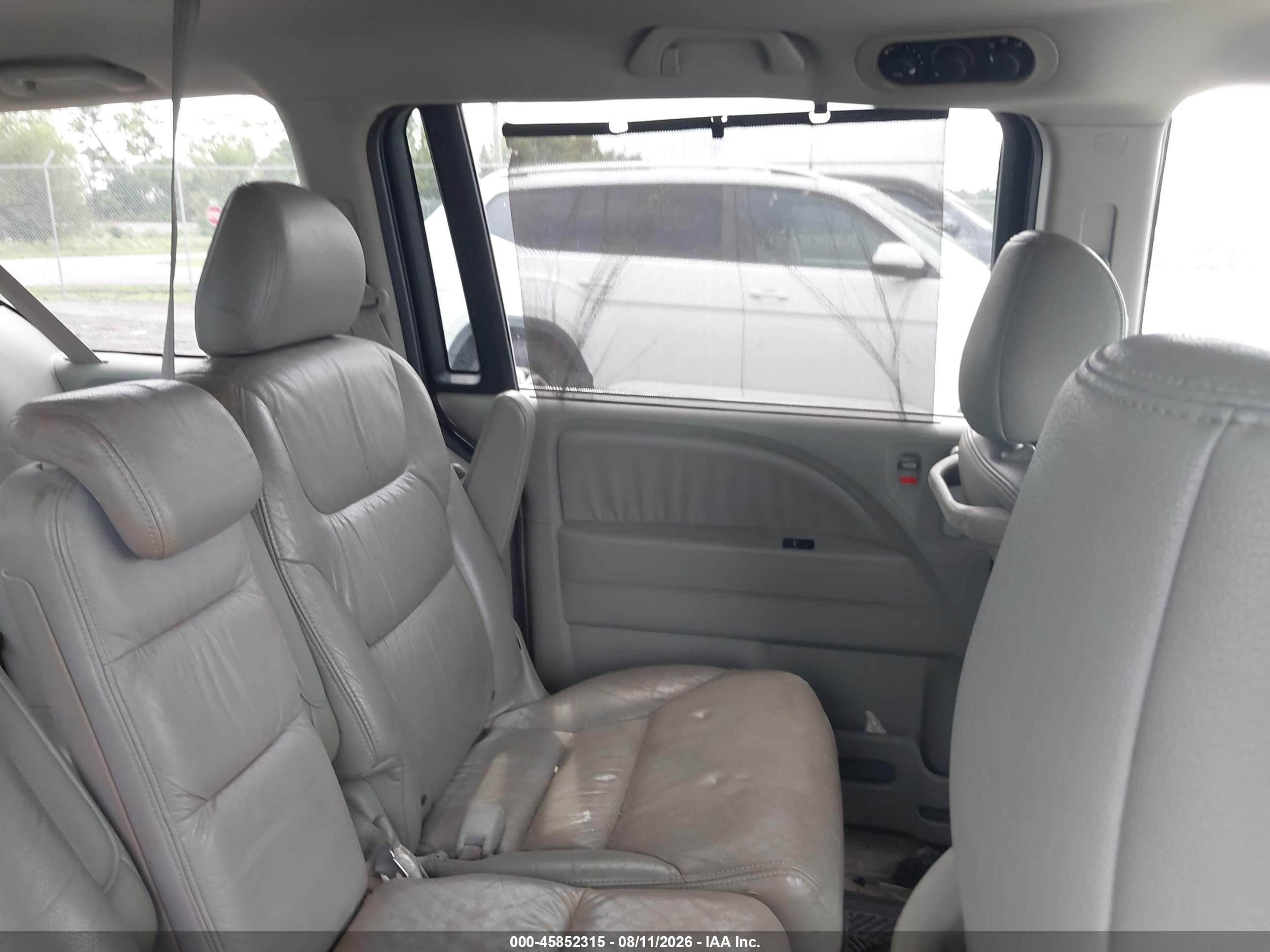2007 Honda Odyssey Ex-l Gray vin: 5FNRL38757B402805