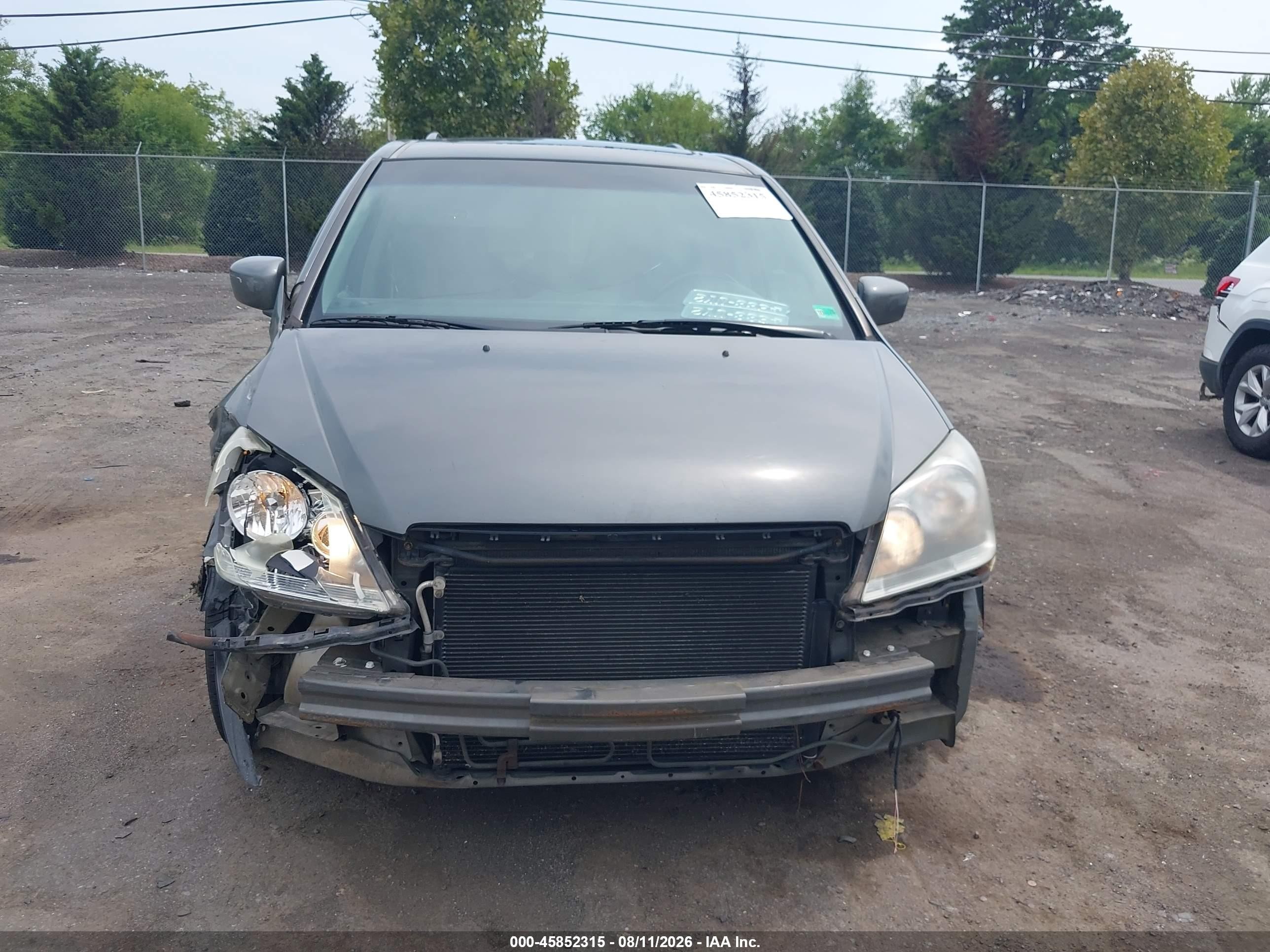 2007 Honda Odyssey Ex-l Gray vin: 5FNRL38757B402805