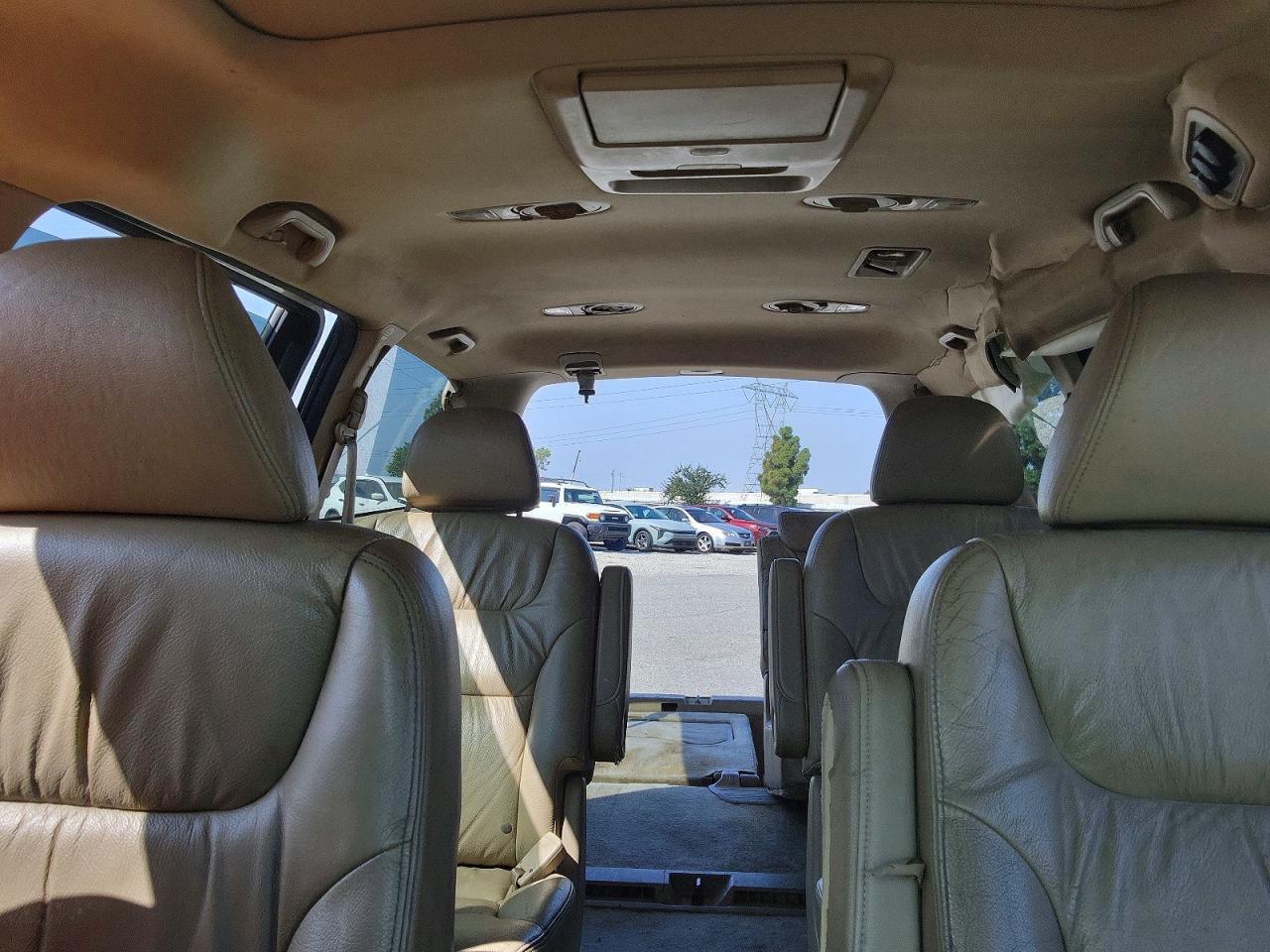 2007 Honda Odyssey Exl White vin: 5FNRL38757B406028