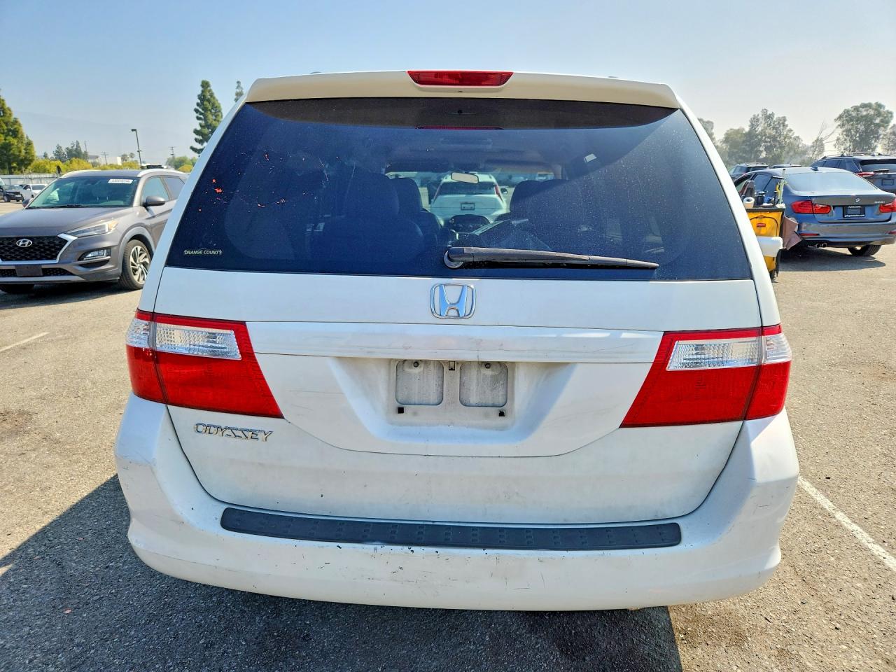 2007 Honda Odyssey Exl White vin: 5FNRL38757B406028