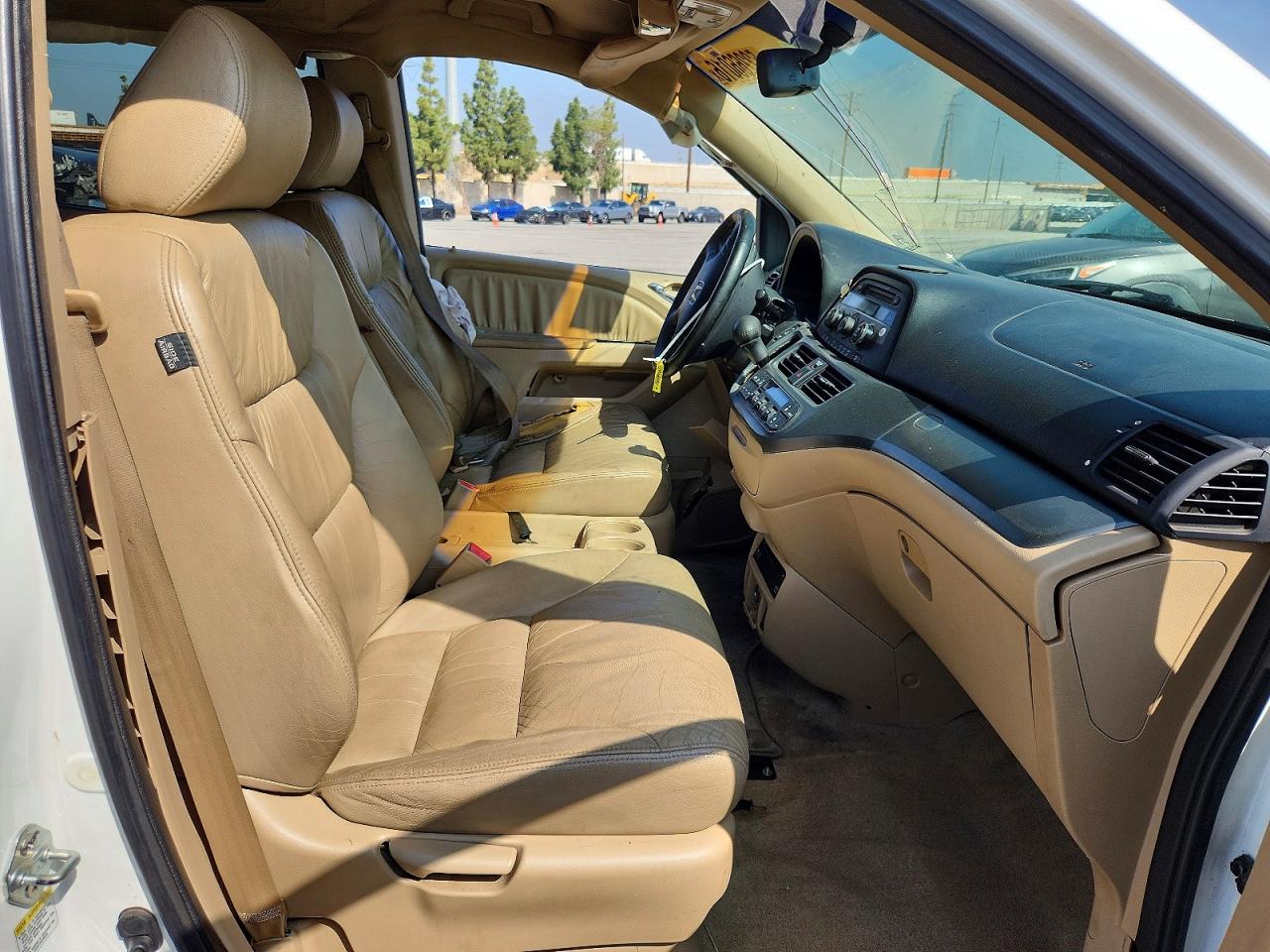 2007 Honda Odyssey Exl White vin: 5FNRL38757B406028