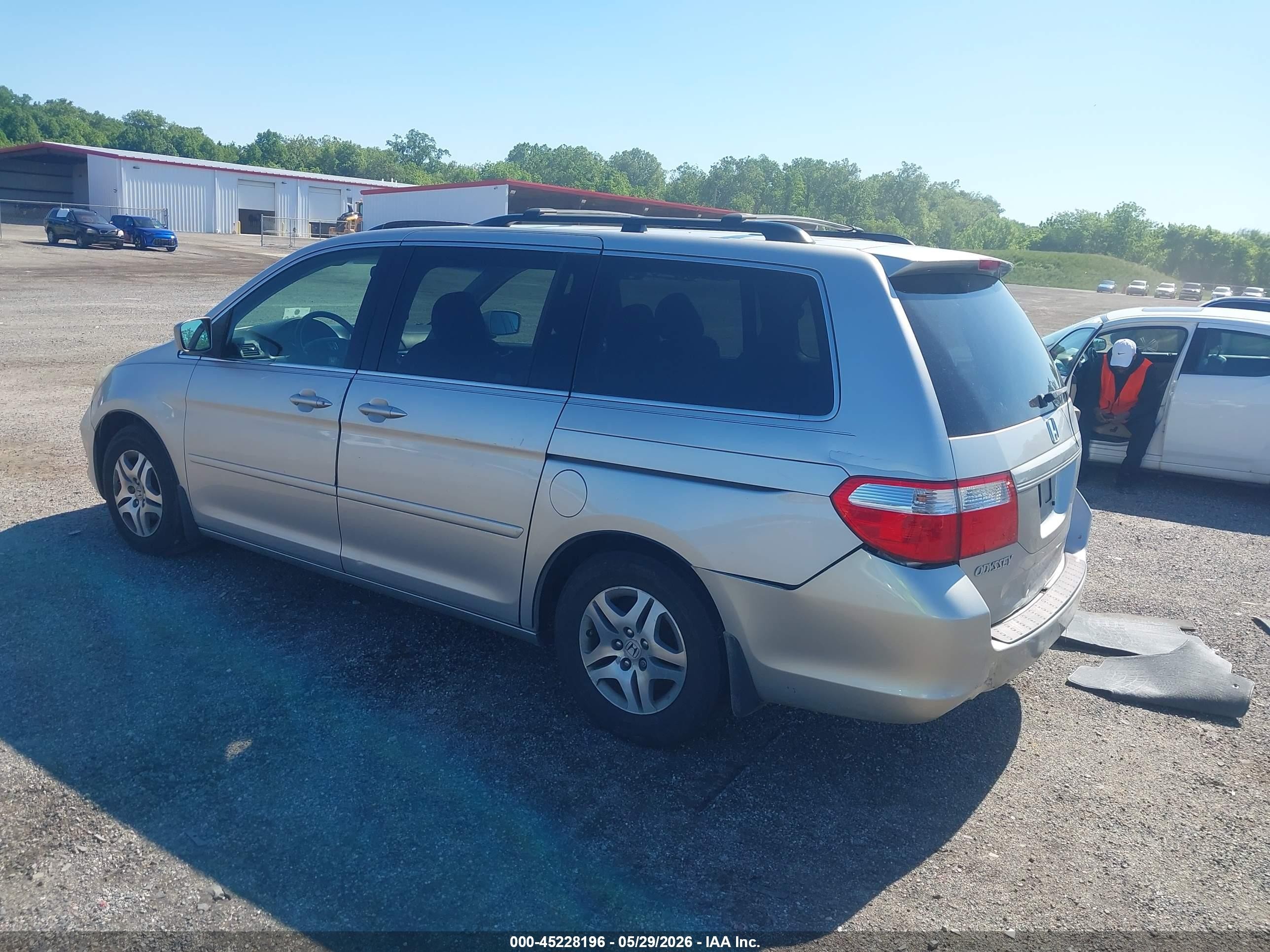 2007 Honda Odyssey Ex-l Beige vin: 5FNRL38757B426196