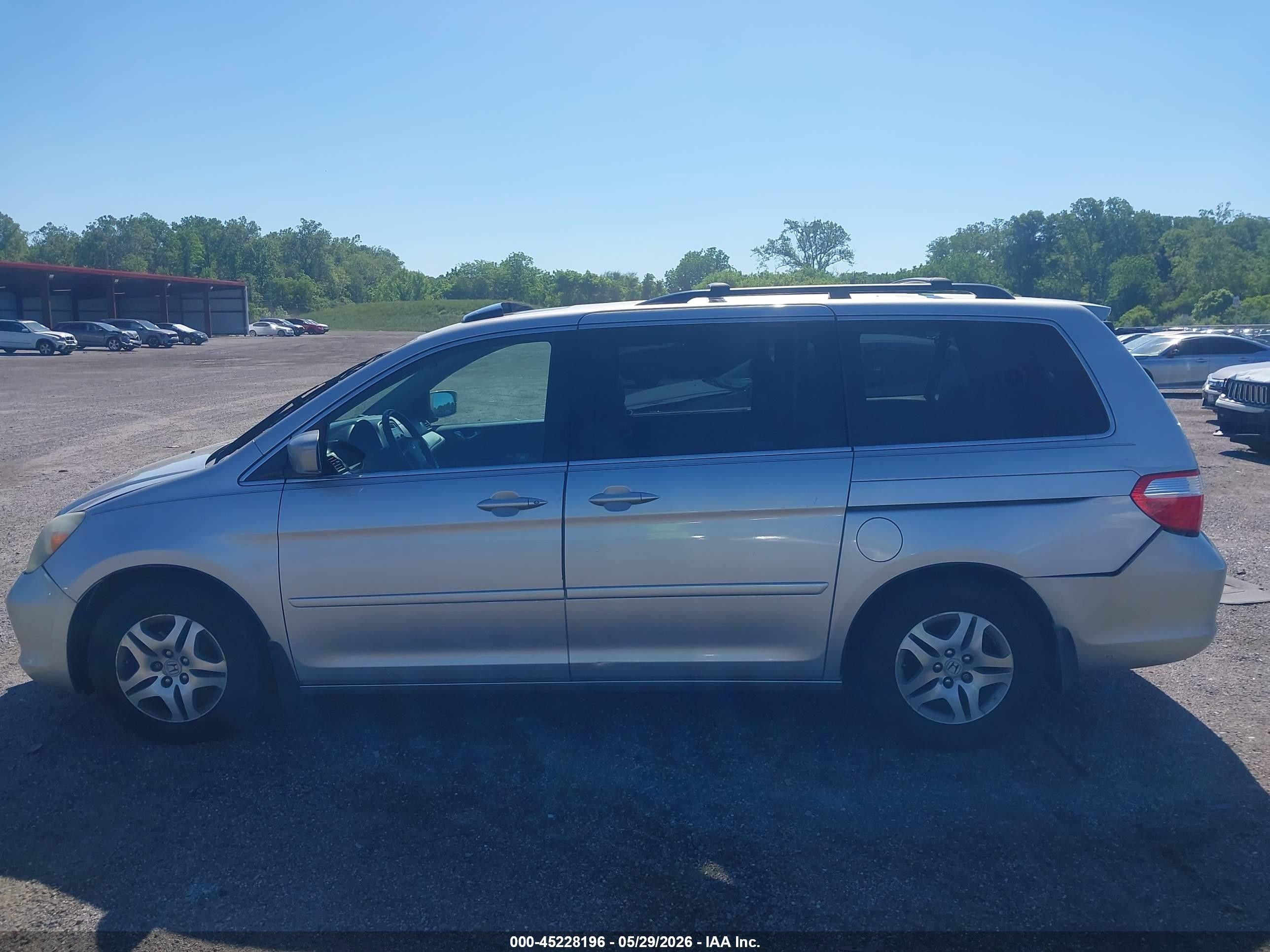 2007 Honda Odyssey Ex-l Beige vin: 5FNRL38757B426196