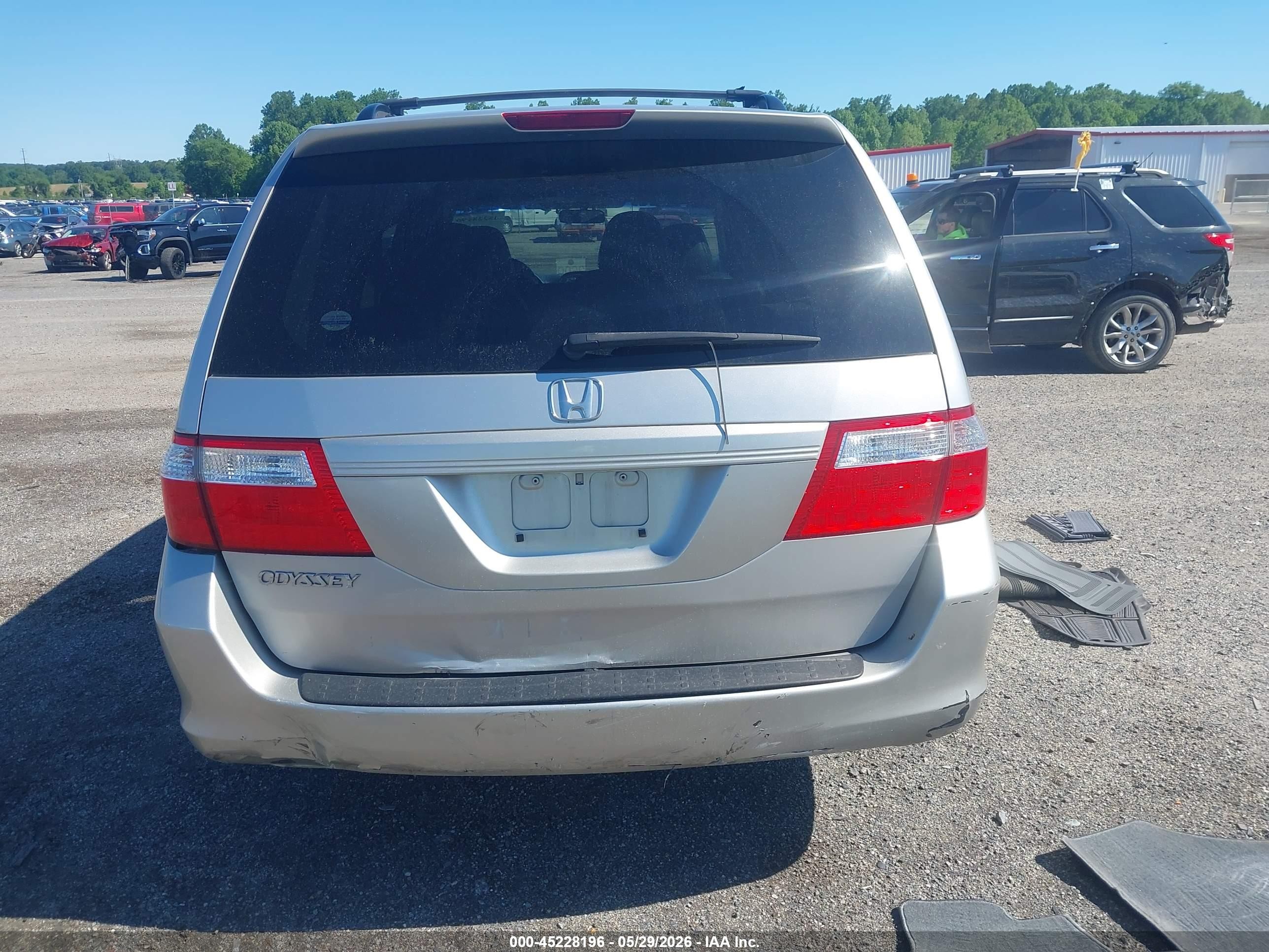 2007 Honda Odyssey Ex-l Beige vin: 5FNRL38757B426196