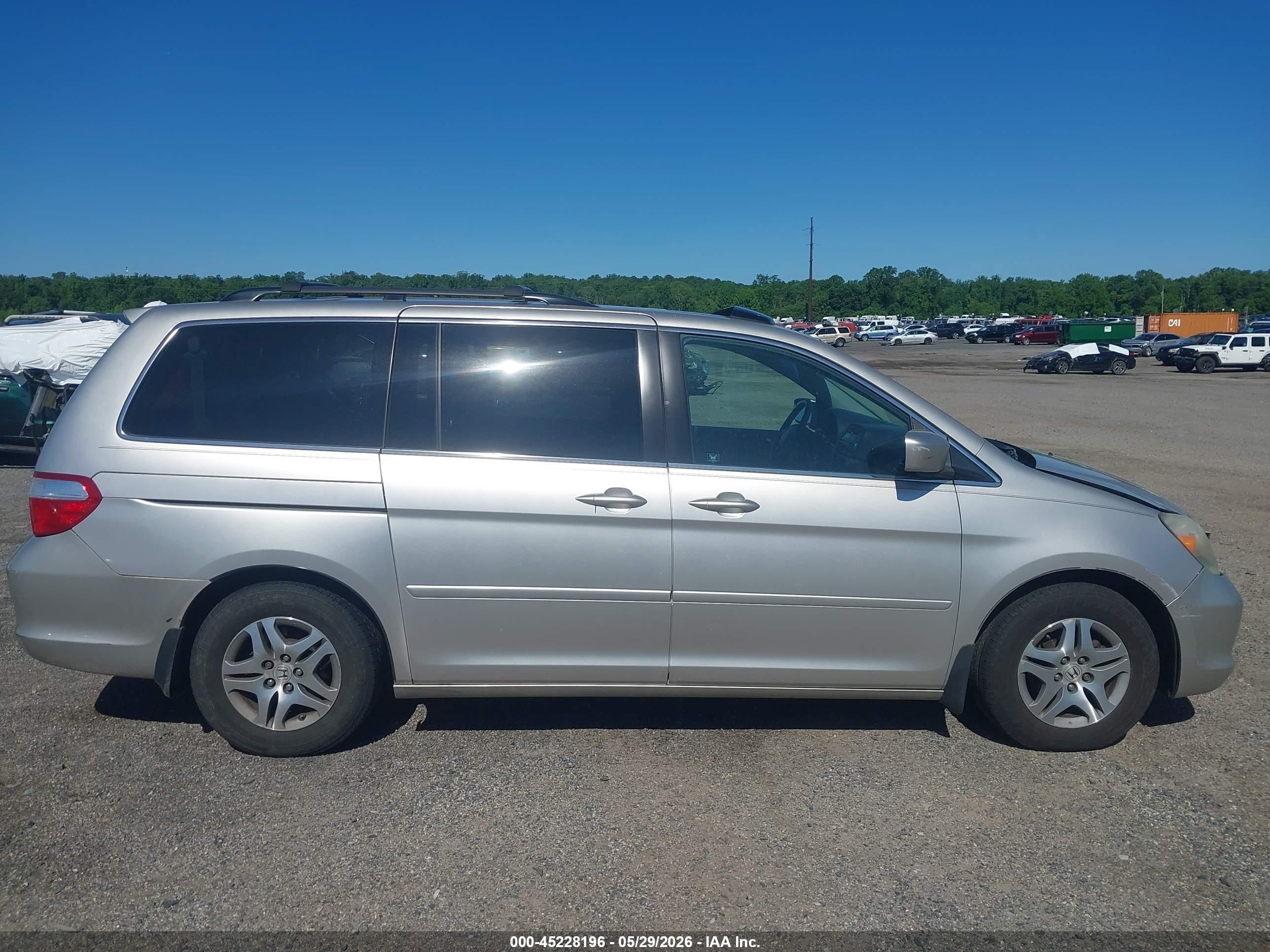 2007 Honda Odyssey Ex-l Beige vin: 5FNRL38757B426196
