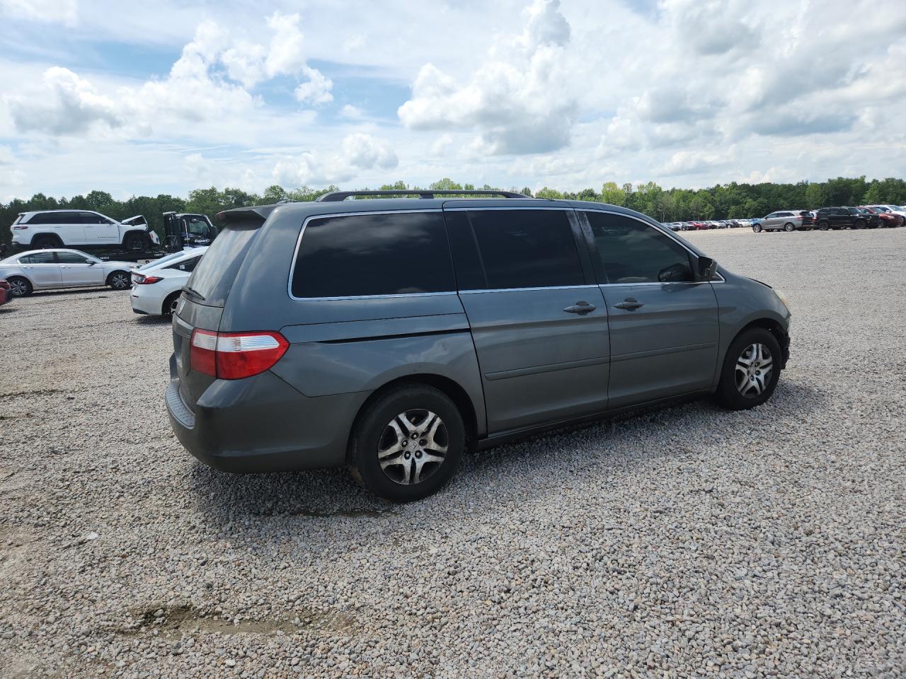 2007 Honda Odyssey Exl Gray vin: 5FNRL38757B428384