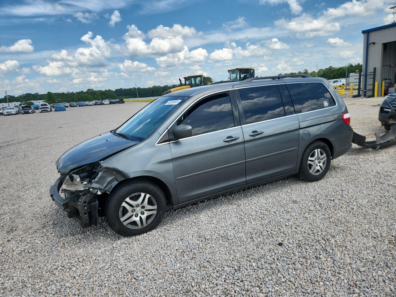 2007 Honda Odyssey Exl Gray vin: 5FNRL38757B428384