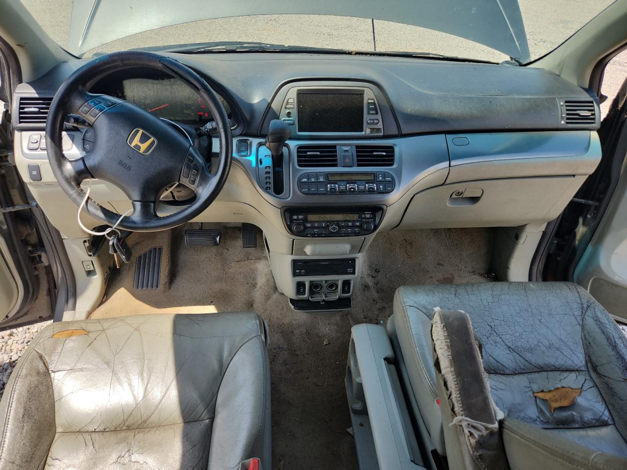 2007 Honda Odyssey Exl Gray vin: 5FNRL38757B428384