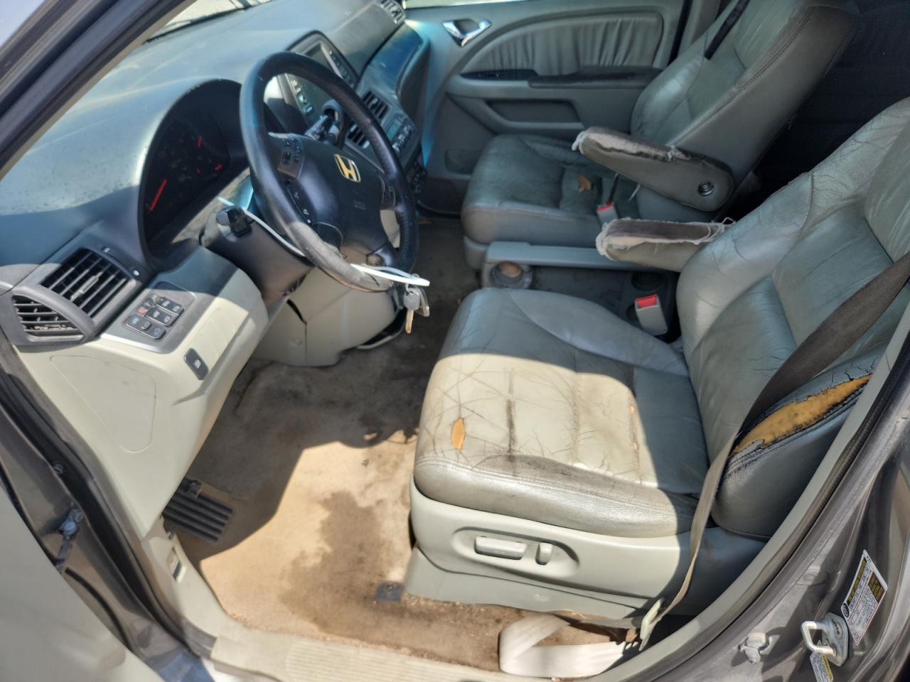 2007 Honda Odyssey Exl Gray vin: 5FNRL38757B428384