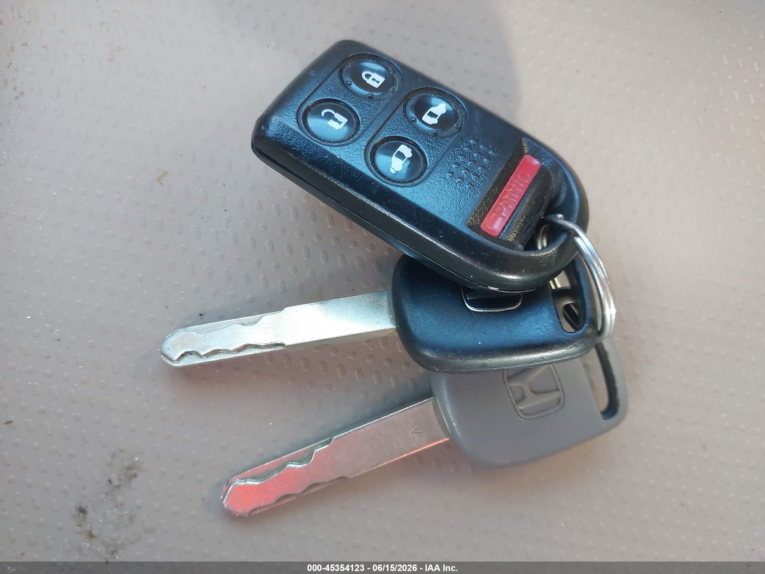 2007 Honda Odyssey Ex-l Red vin: 5FNRL38757B442012