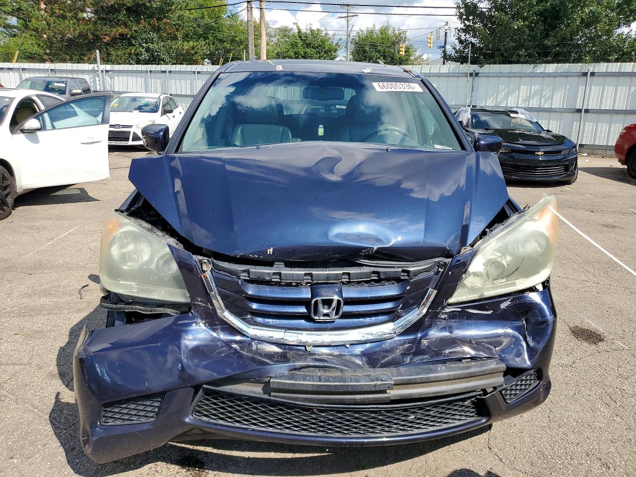 2008 Honda Odyssey Exl Blue vin: 5FNRL38758B023031