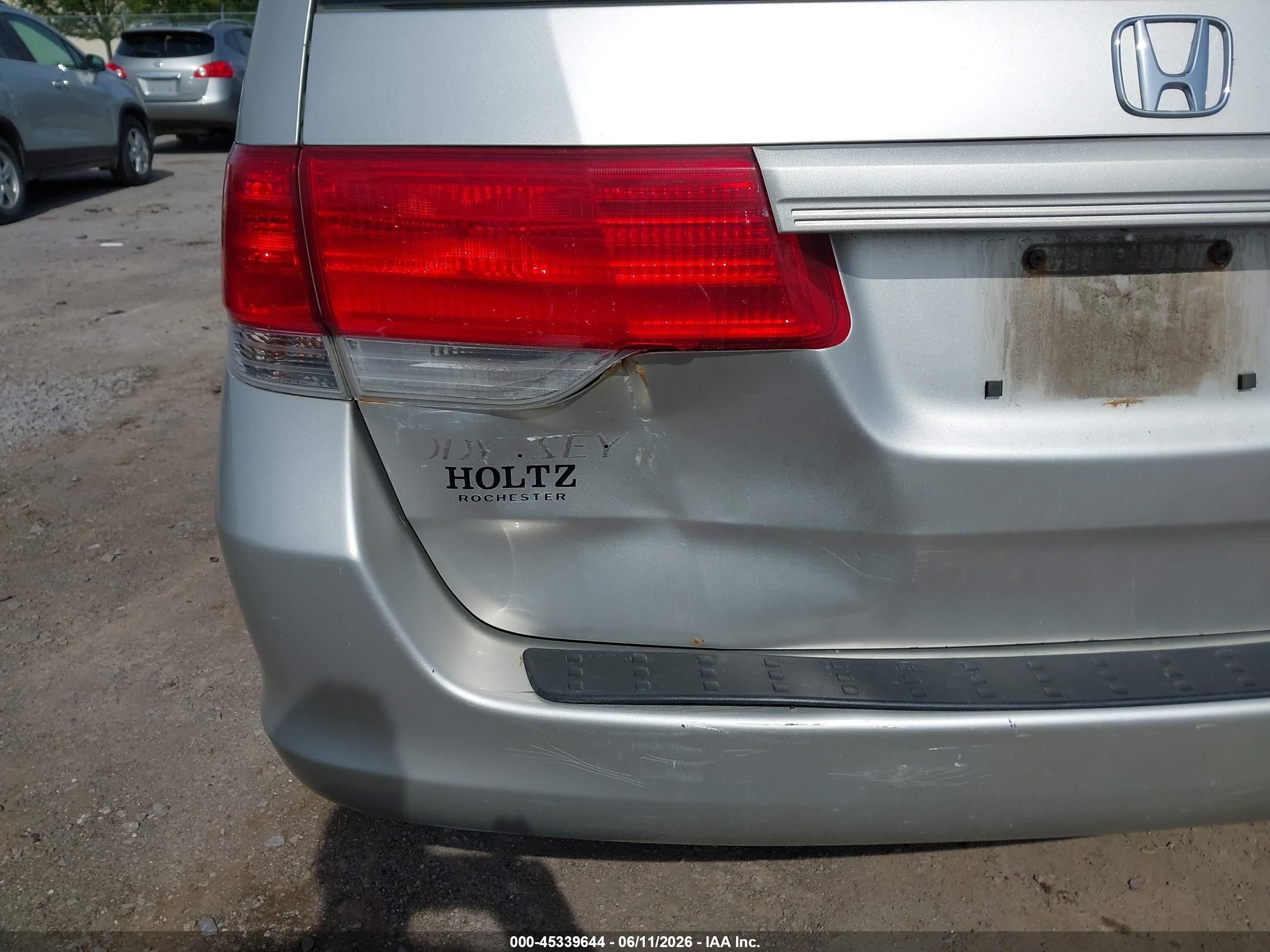 2008 Honda Odyssey Ex-l Silver vin: 5FNRL38758B034322