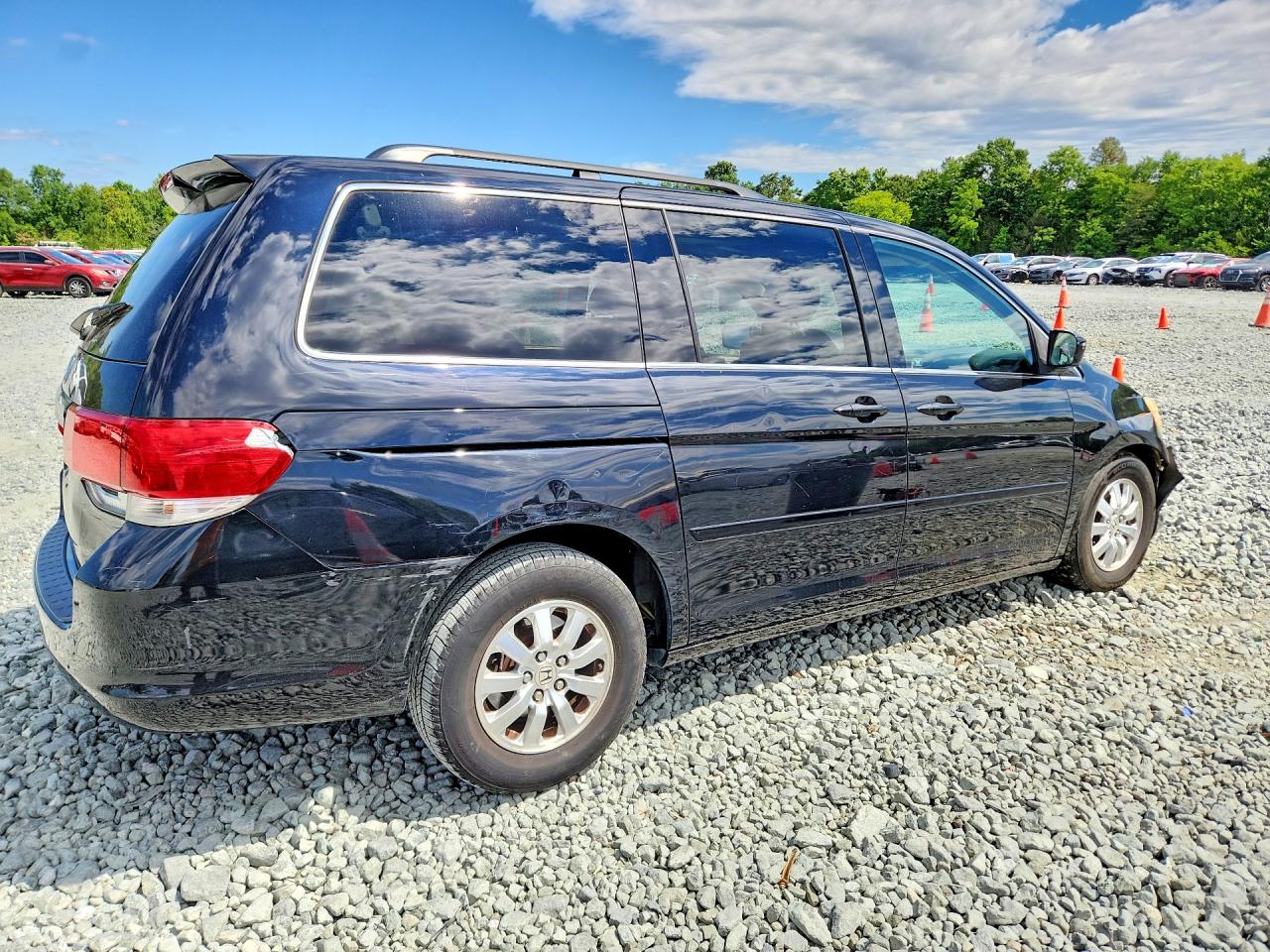 2008 Honda Odyssey Exl Black vin: 5FNRL38758B039570