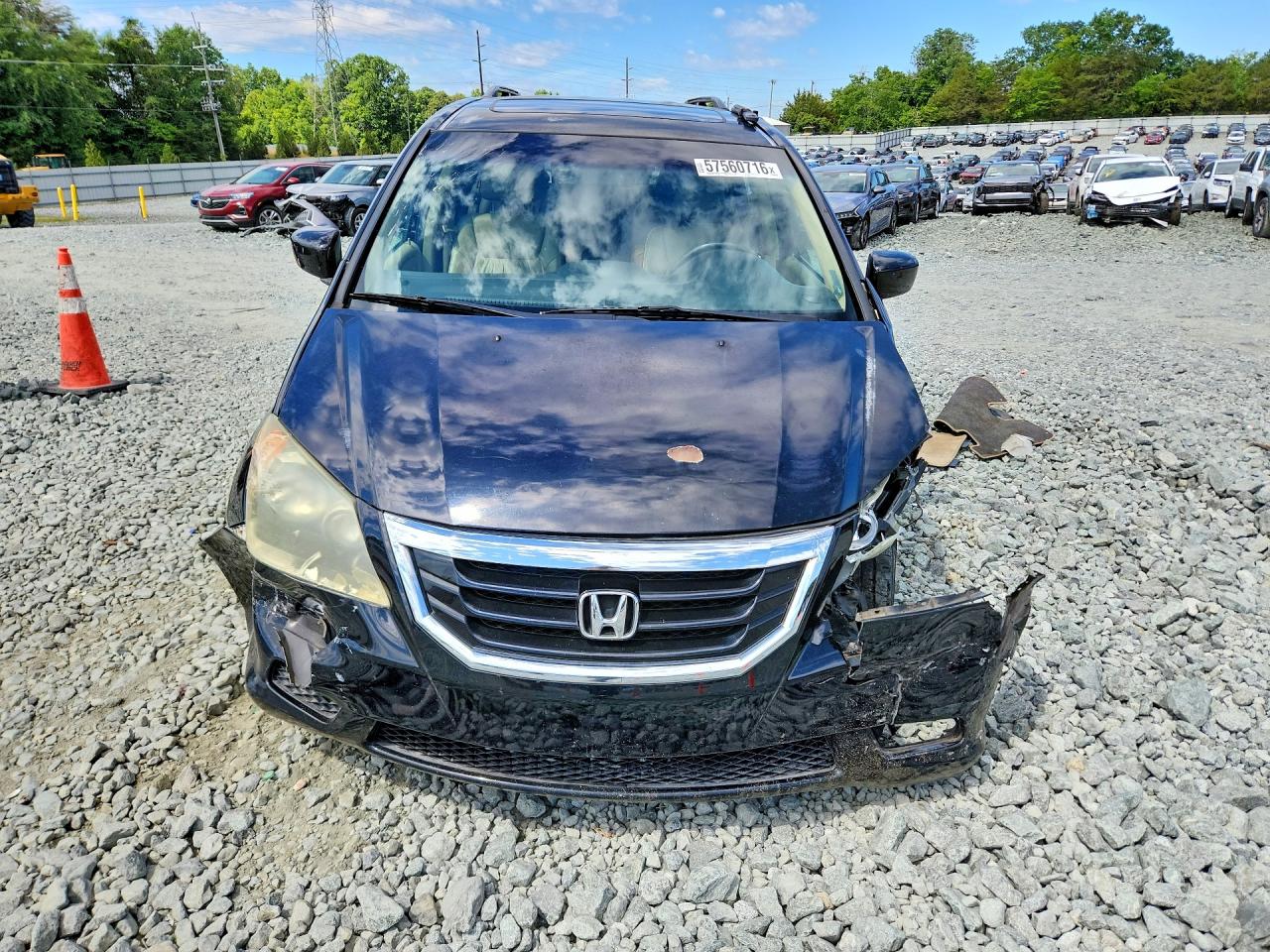 2008 Honda Odyssey Exl Black vin: 5FNRL38758B039570