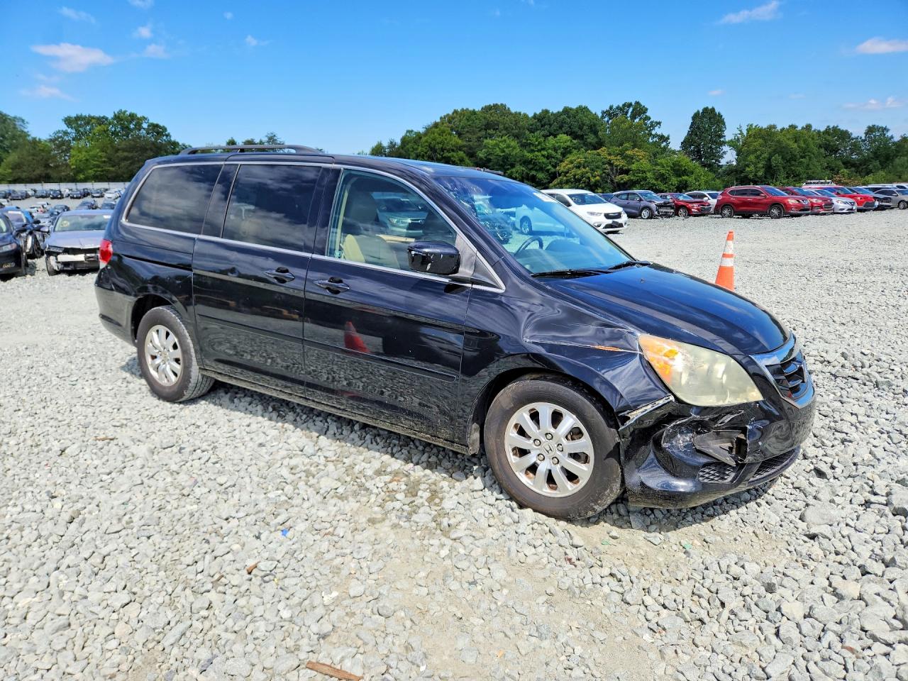 2008 Honda Odyssey Exl Black vin: 5FNRL38758B039570