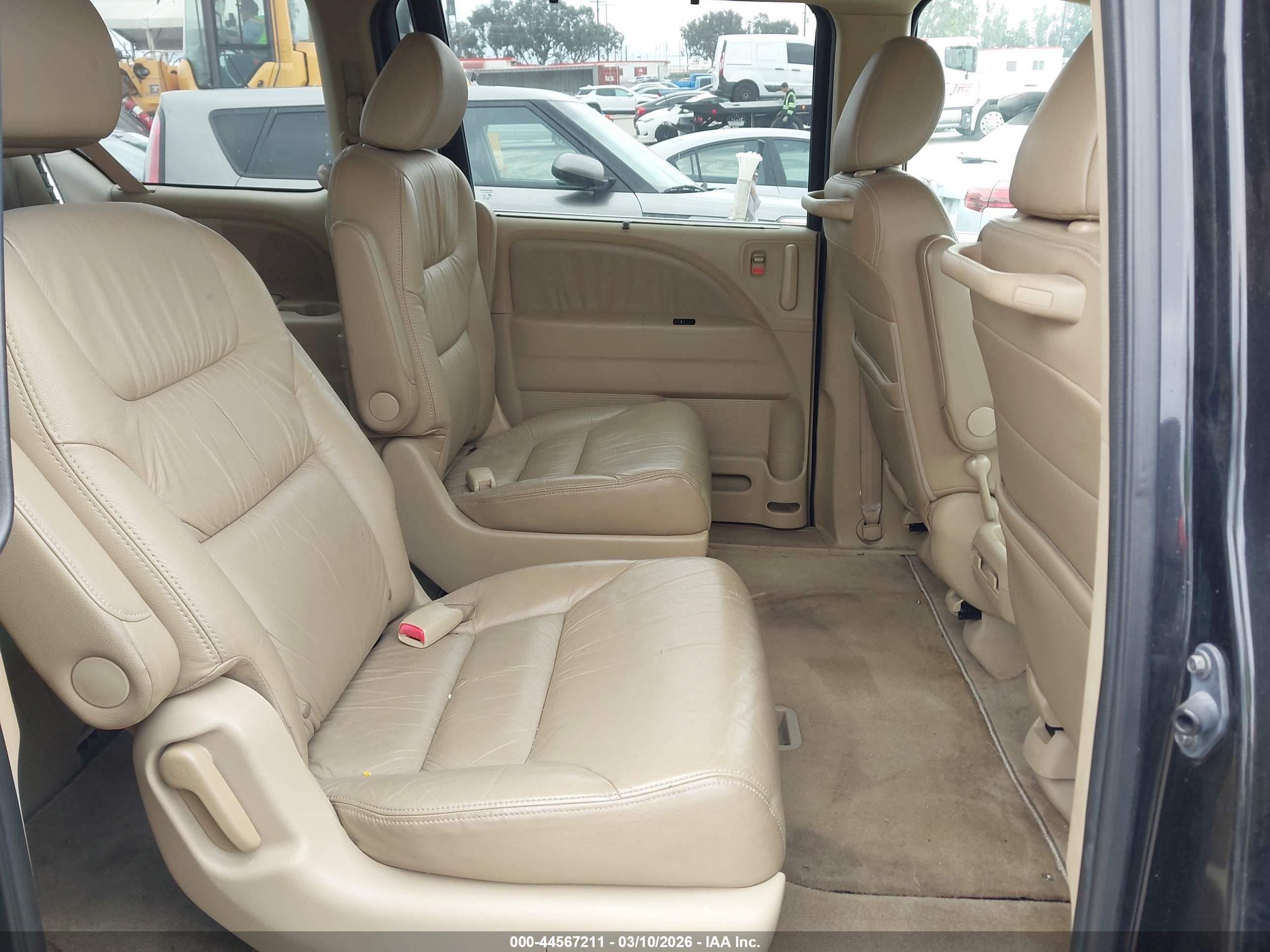 2008 Honda Odyssey Ex-l Черный vin: 5FNRL38758B054828