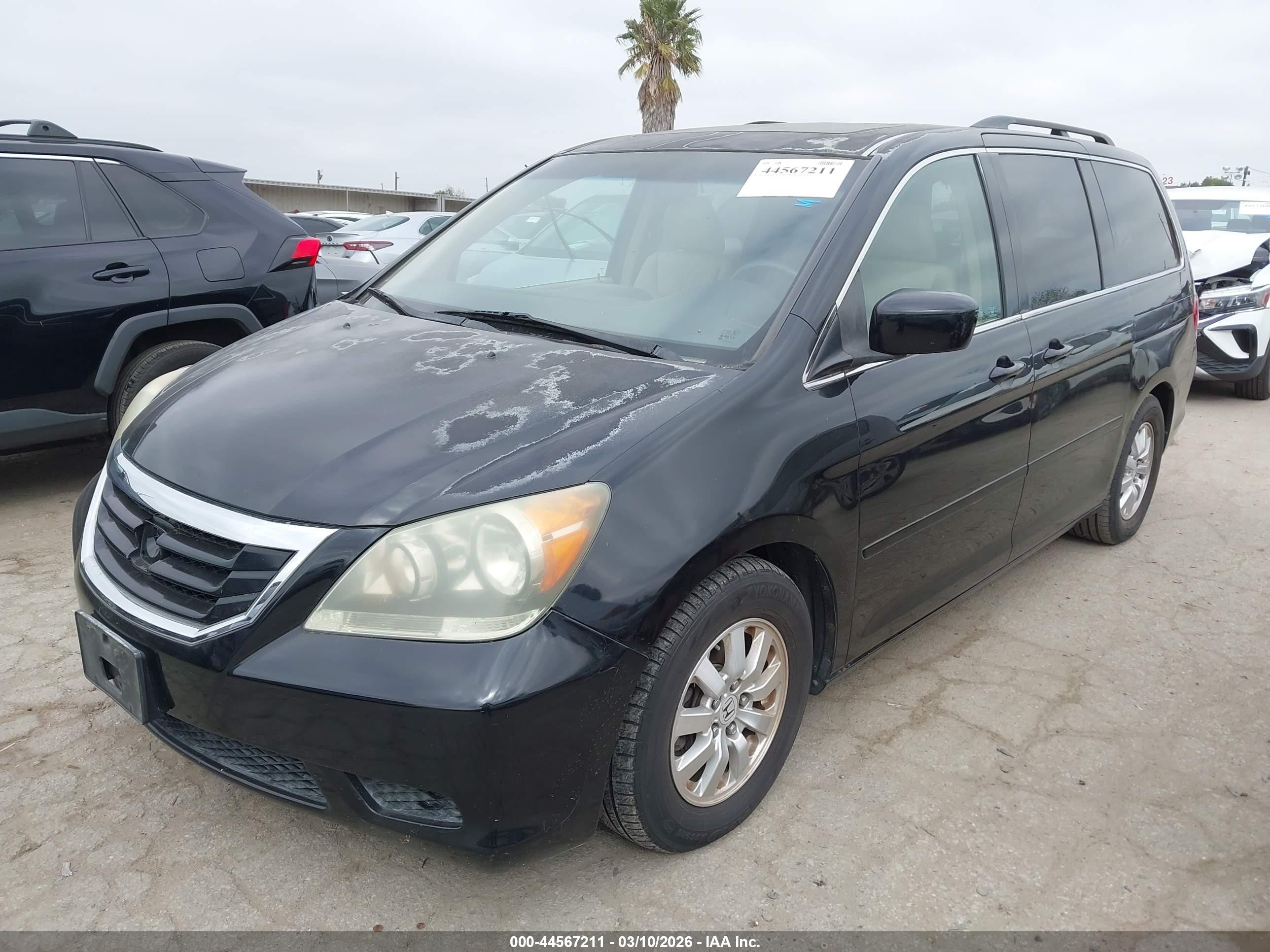 2008 Honda Odyssey Ex-l Черный vin: 5FNRL38758B054828