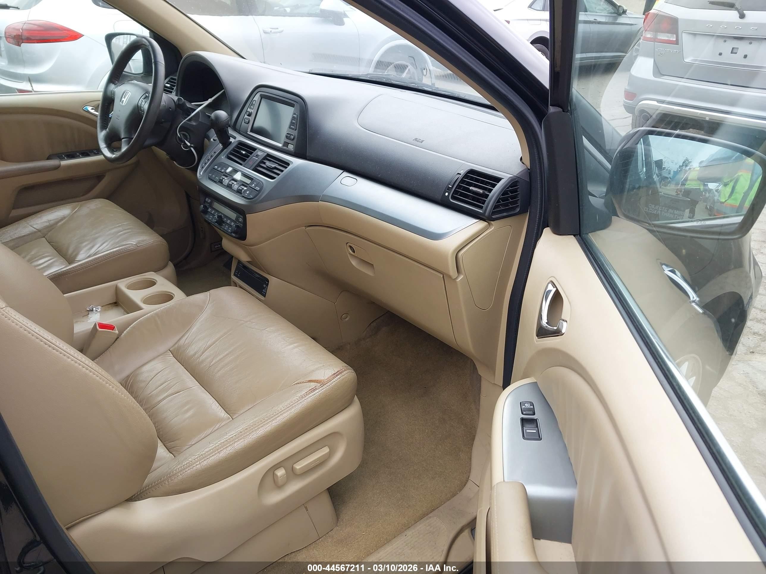 2008 Honda Odyssey Ex-l Черный vin: 5FNRL38758B054828