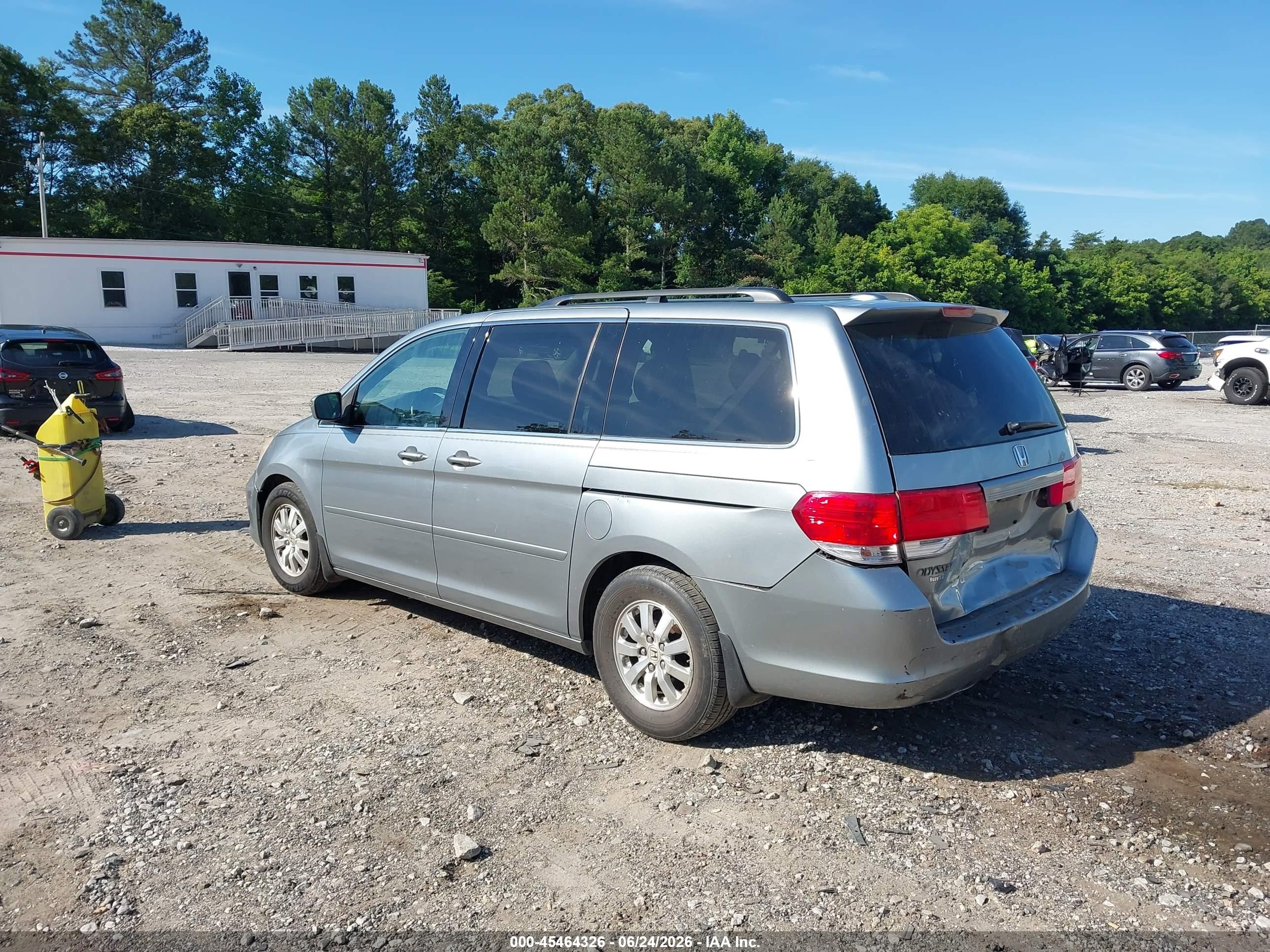 2008 Honda Odyssey Ex-l Blue vin: 5FNRL38758B055316